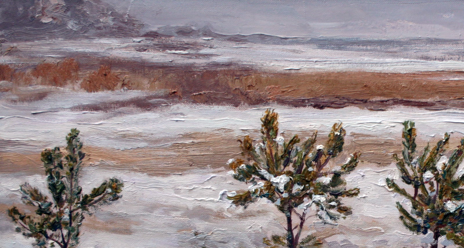 Oil painting Young pines Leonid Pavlenko - 2