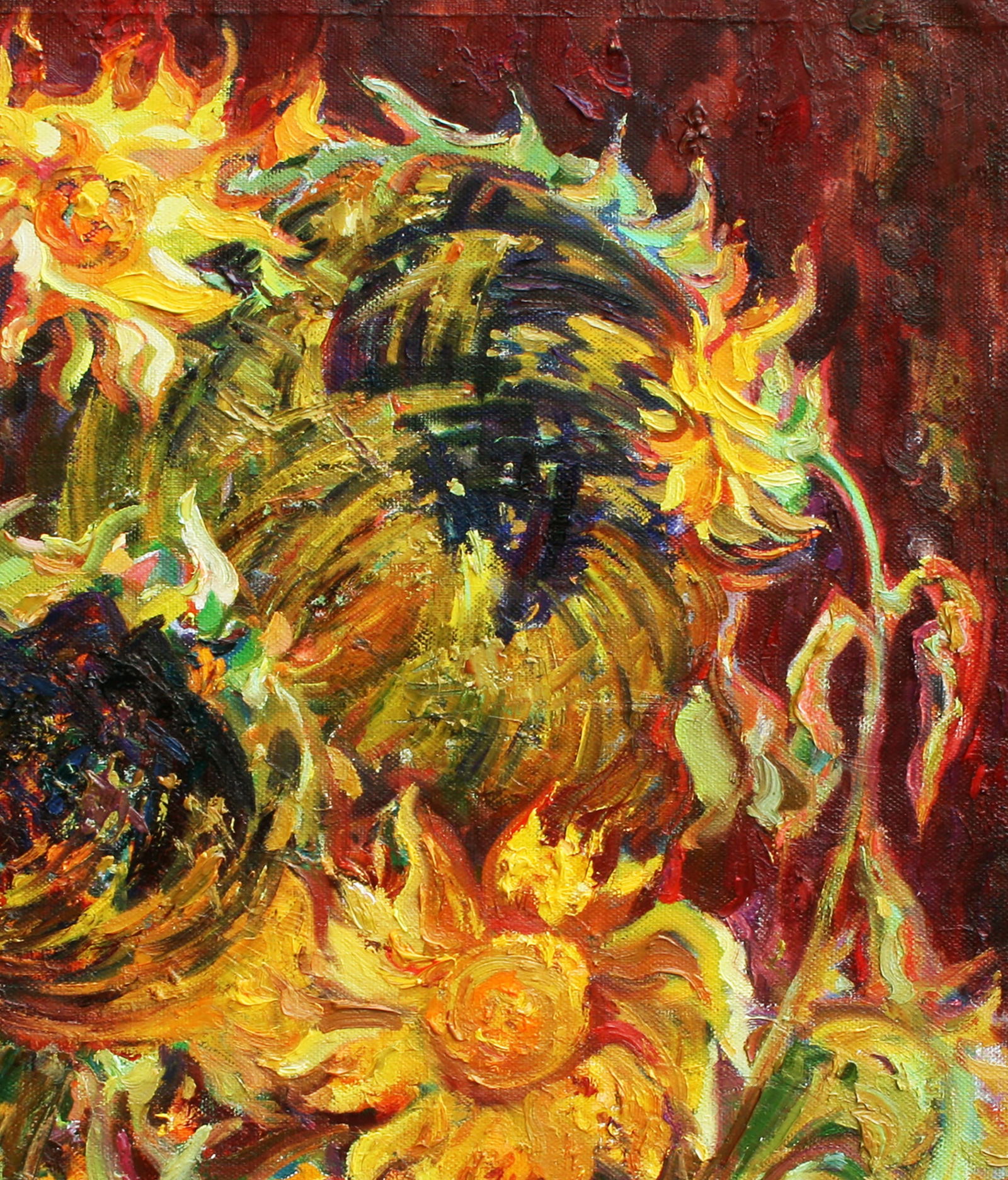 Oil painting Solar flares Leonid Pavlenko - 3
