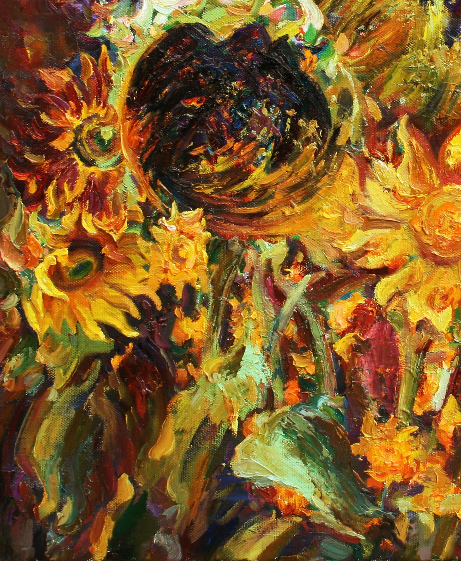 Oil painting Solar flares Leonid Pavlenko - 4