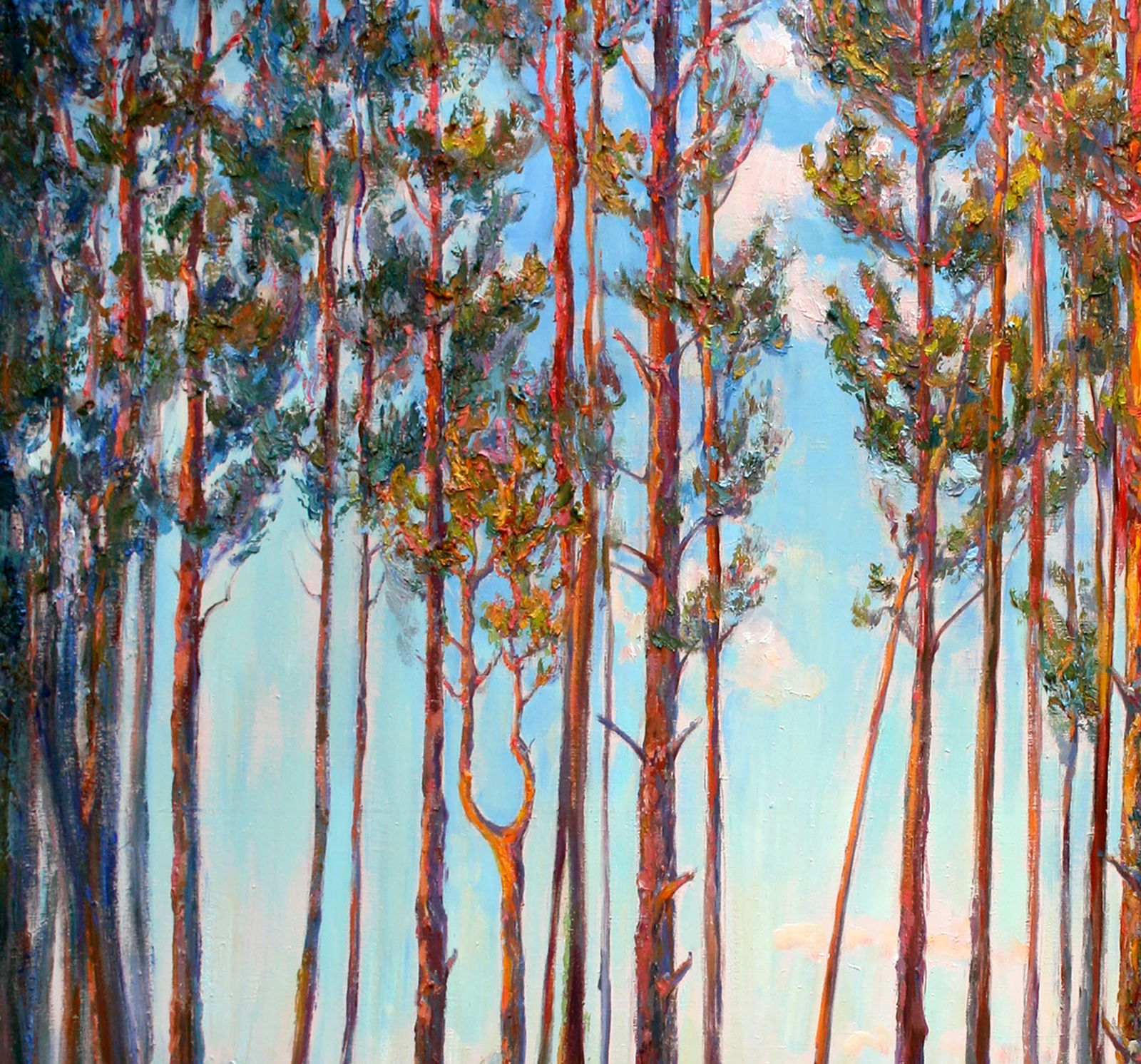 Oil painting Pine forest Leonid Pavlenko - 2