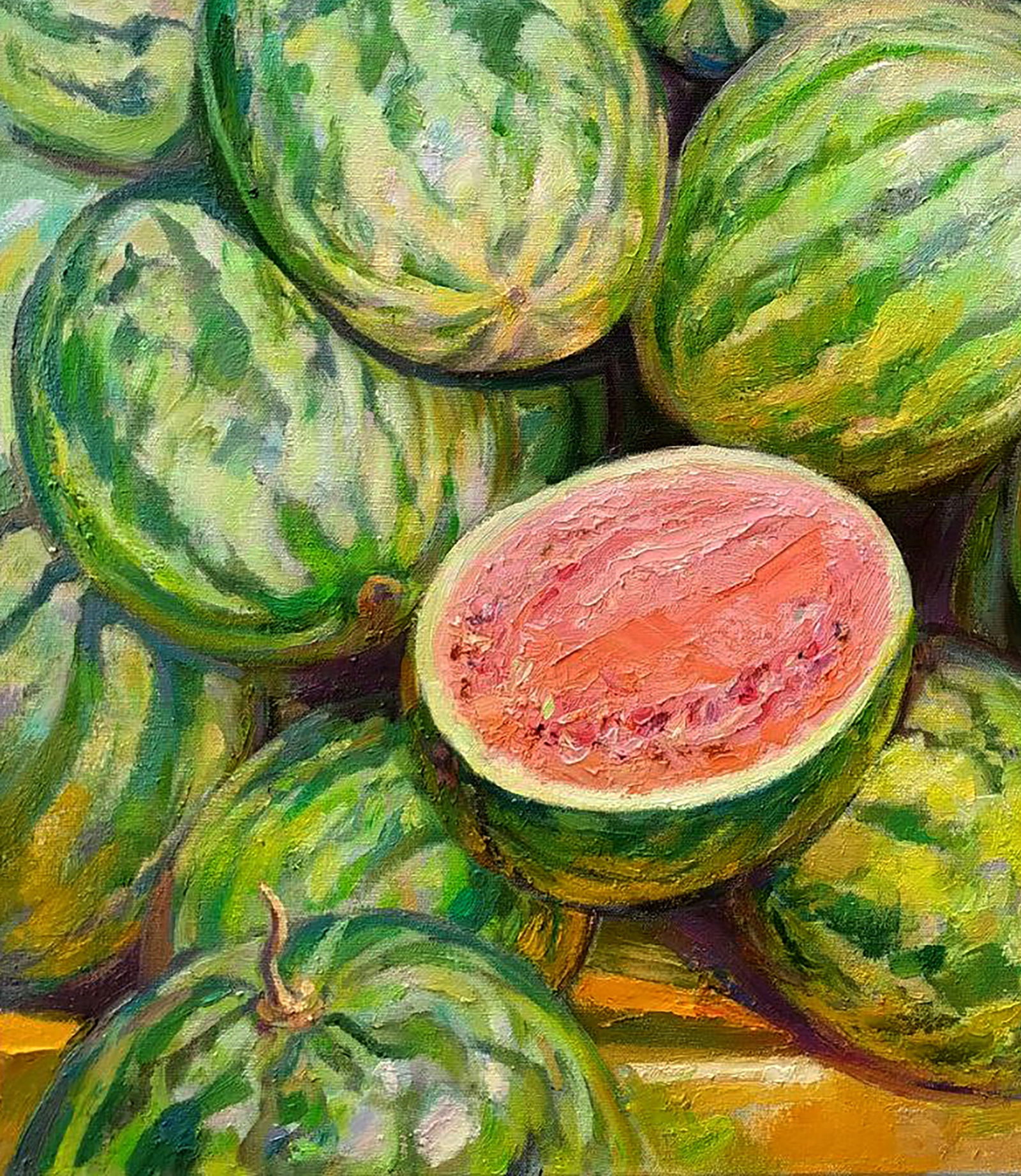 Oil painting Watermelons Leonid Pavlenko - 4