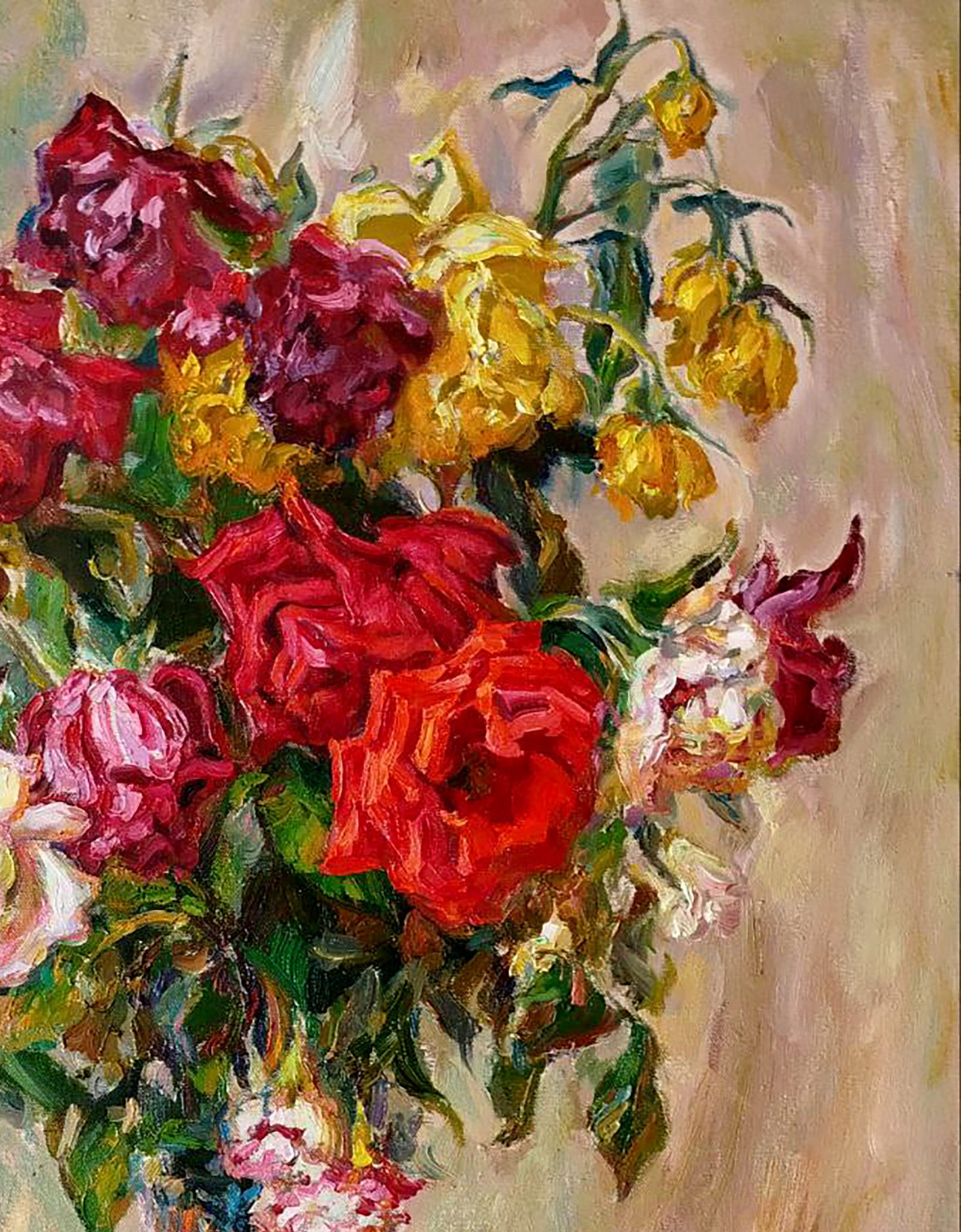 Oil painting Roses Leonid Pavlenko - 3