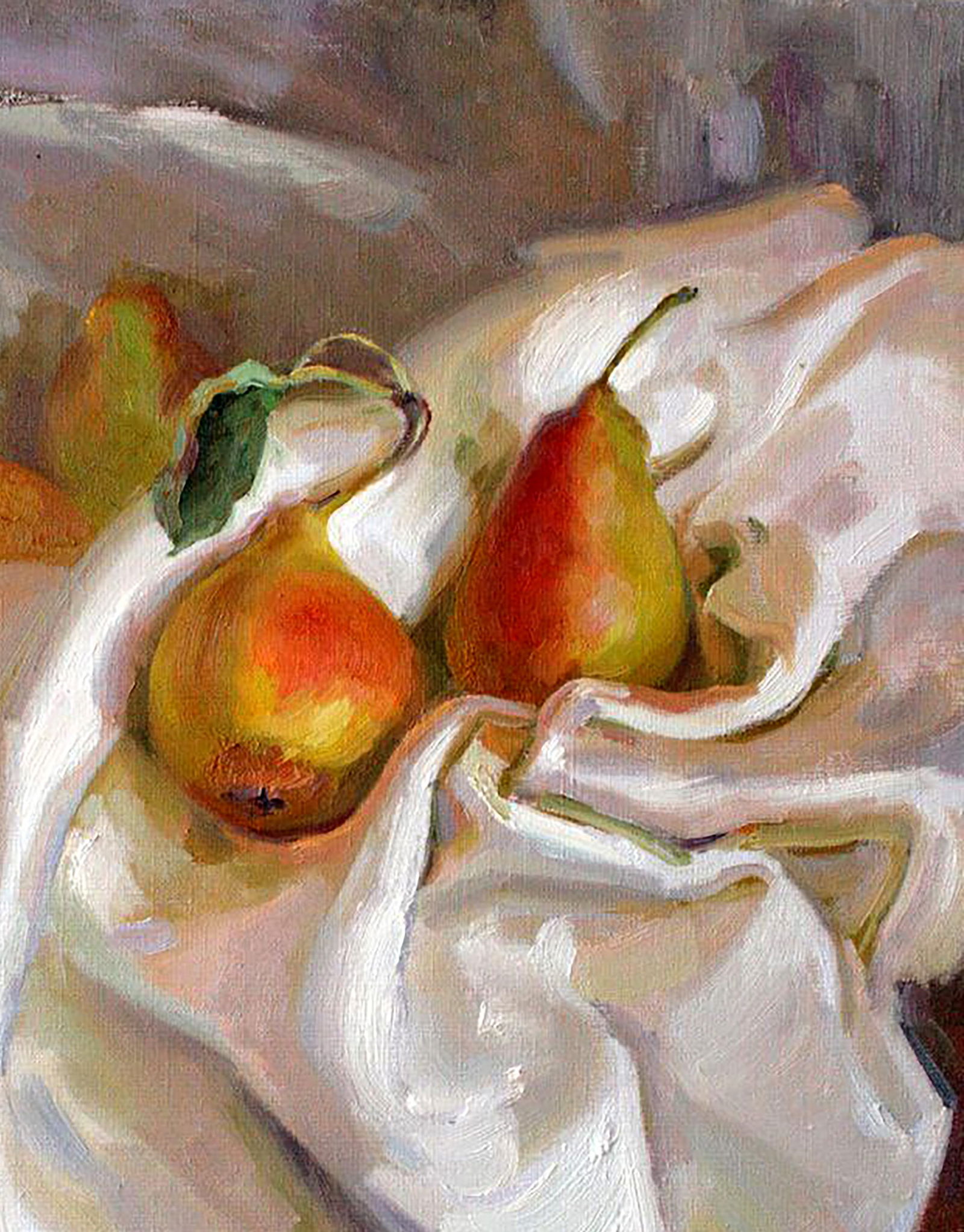 Oil painting Grandma's pears Leonid Pavlenko - 3