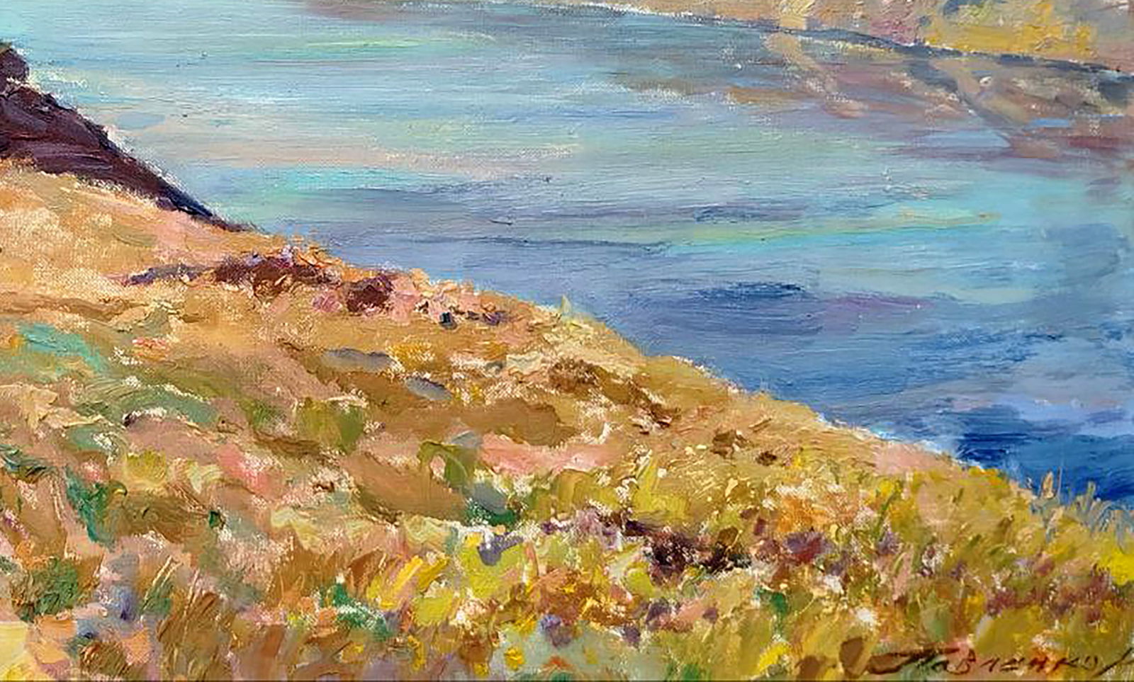 Oil painting Blue River Leonid Pavlenko - 5