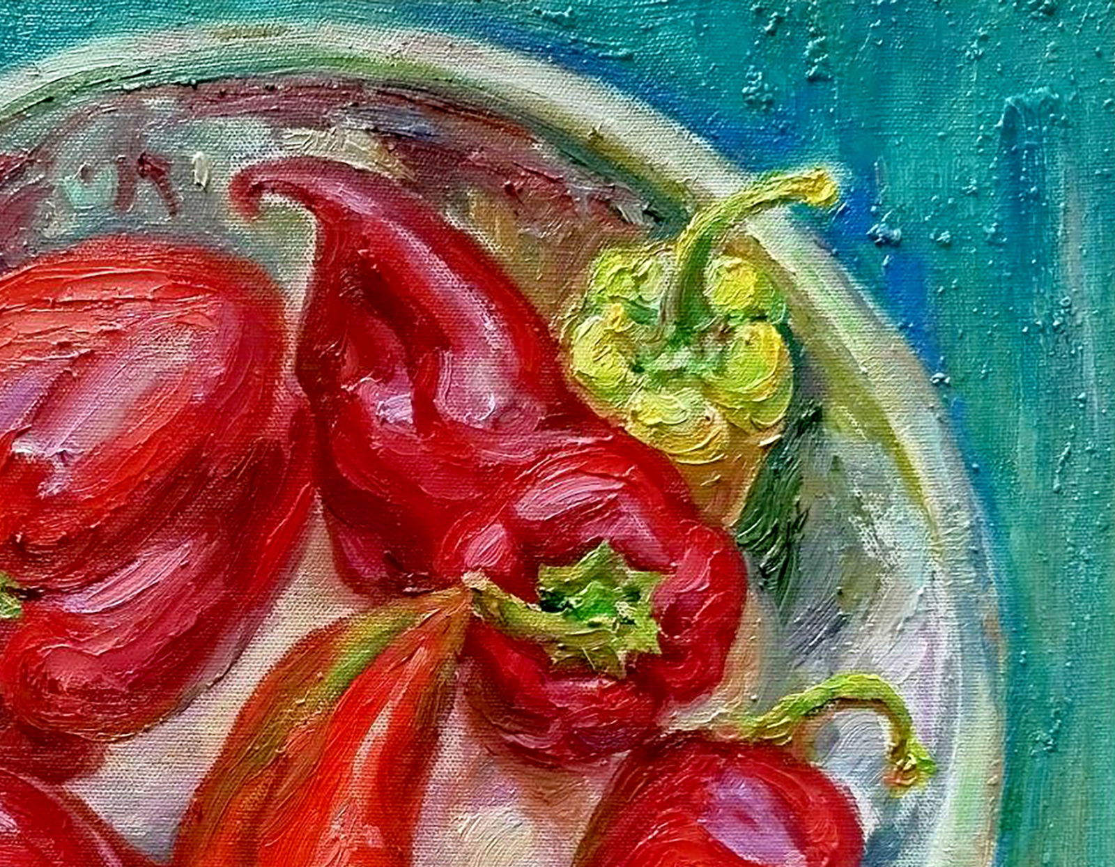 Oil painting Sweet pepper Leonid Pavlenko - 3