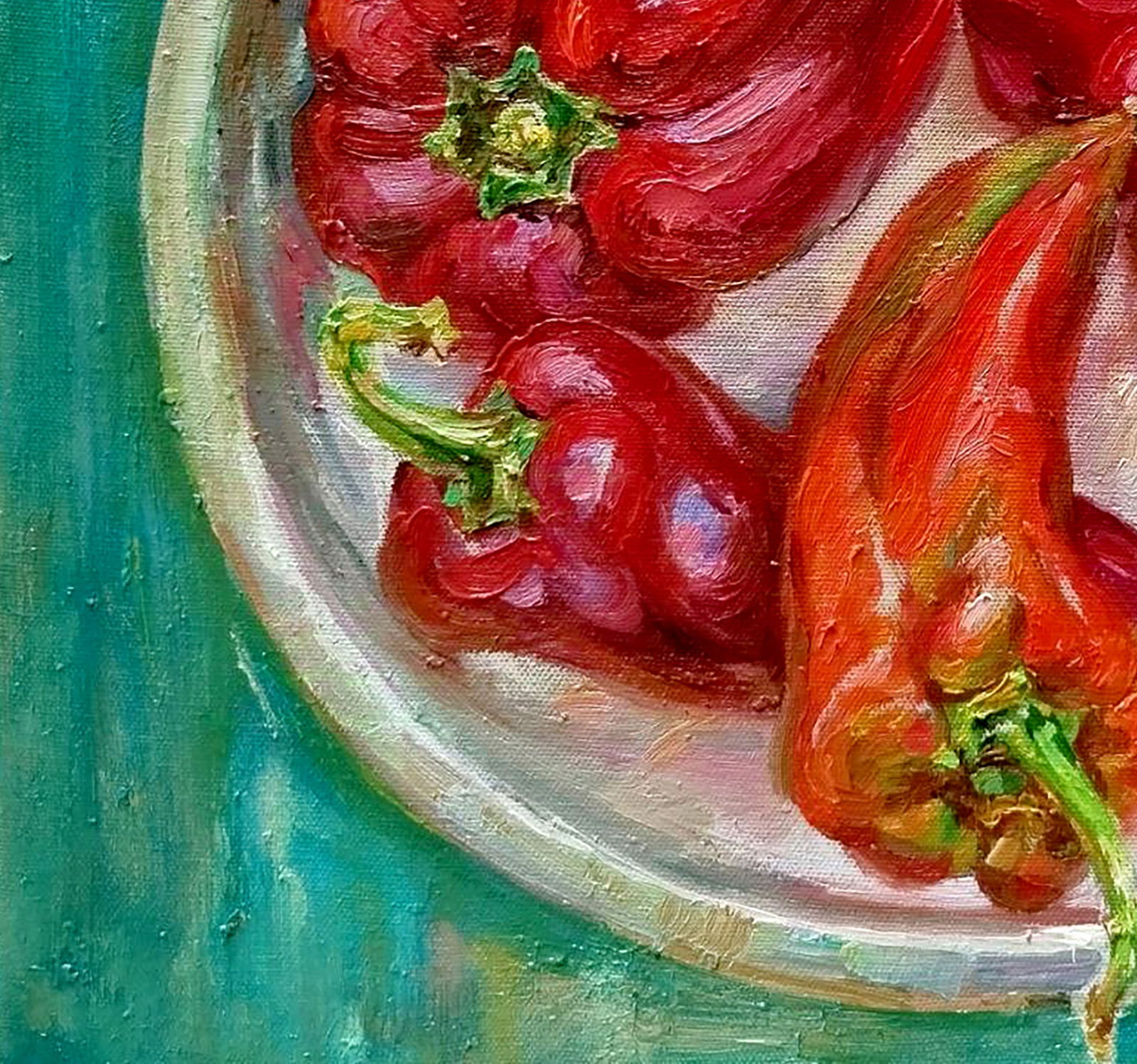Oil painting Sweet pepper Leonid Pavlenko - 4