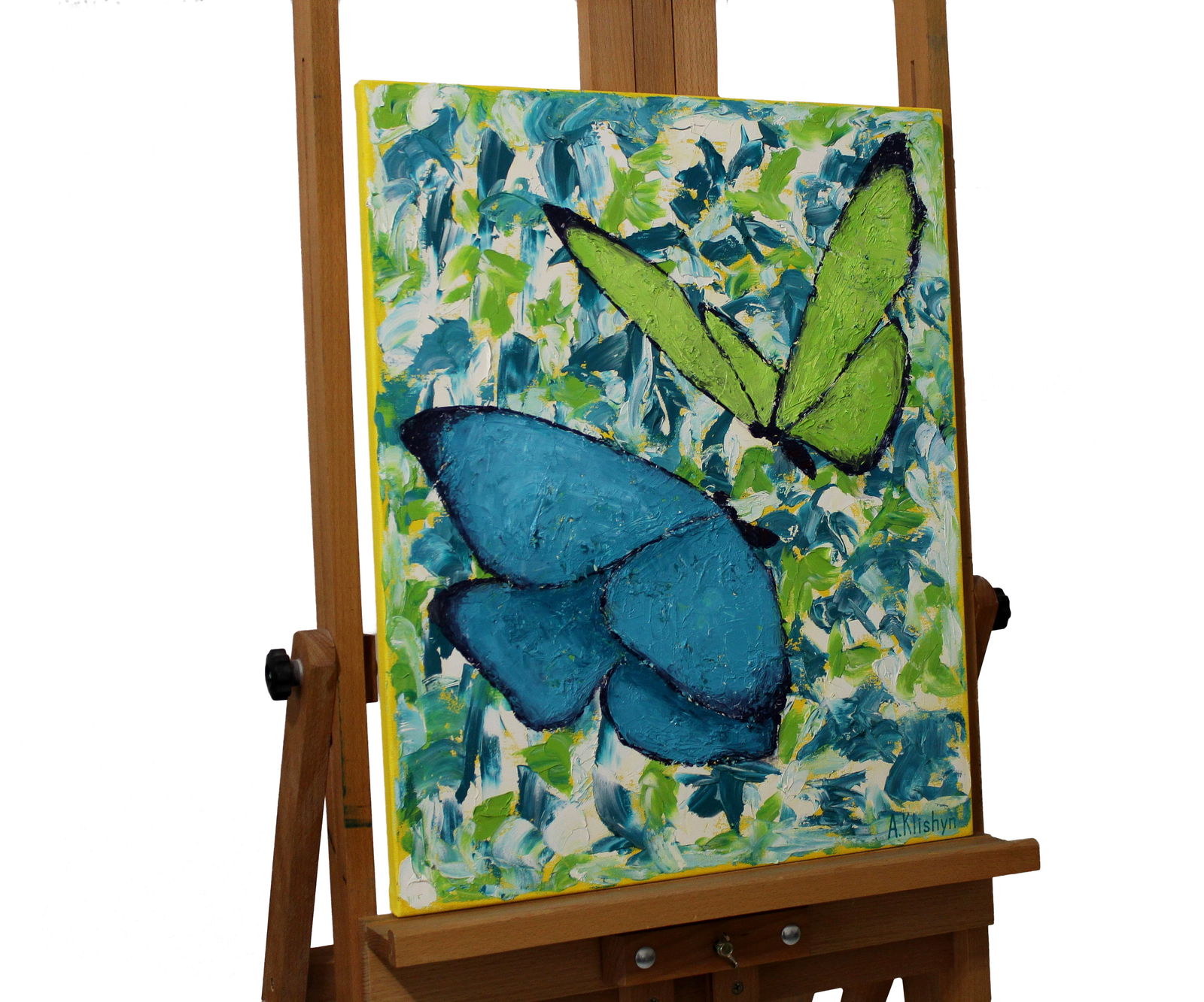 Oil painting Butterflies Andriy Klishyn - 6