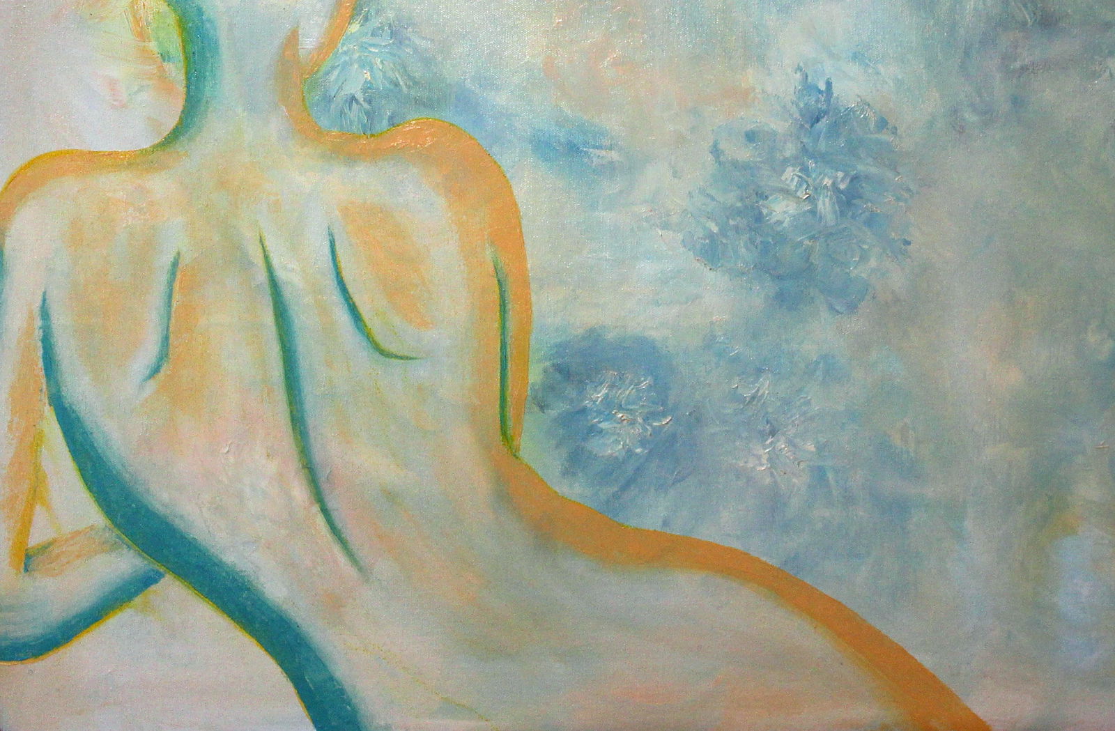 Oil painting Space clouds Andriy Klishyn - 4