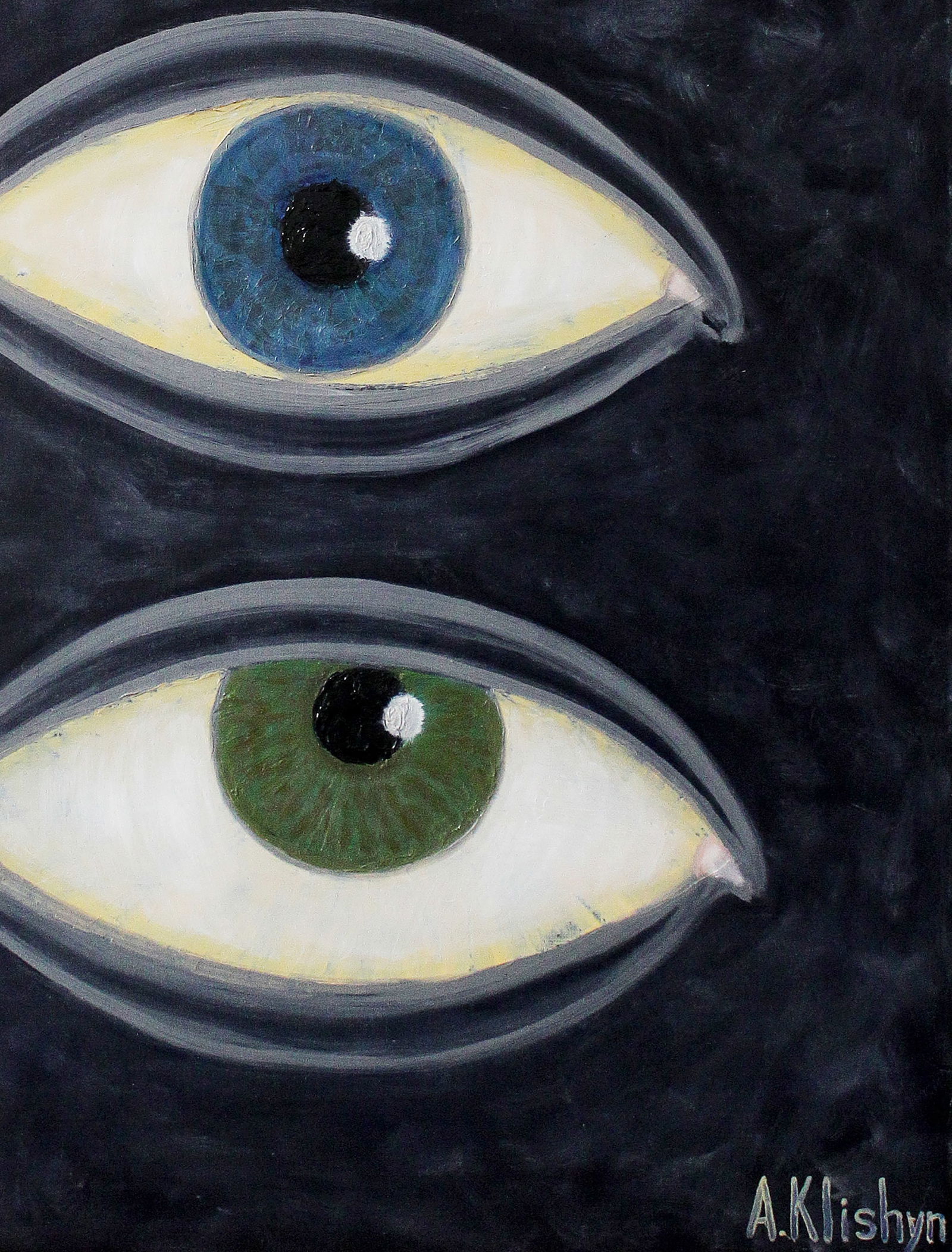 Oil painting Observation Andriy Klishyn - 5