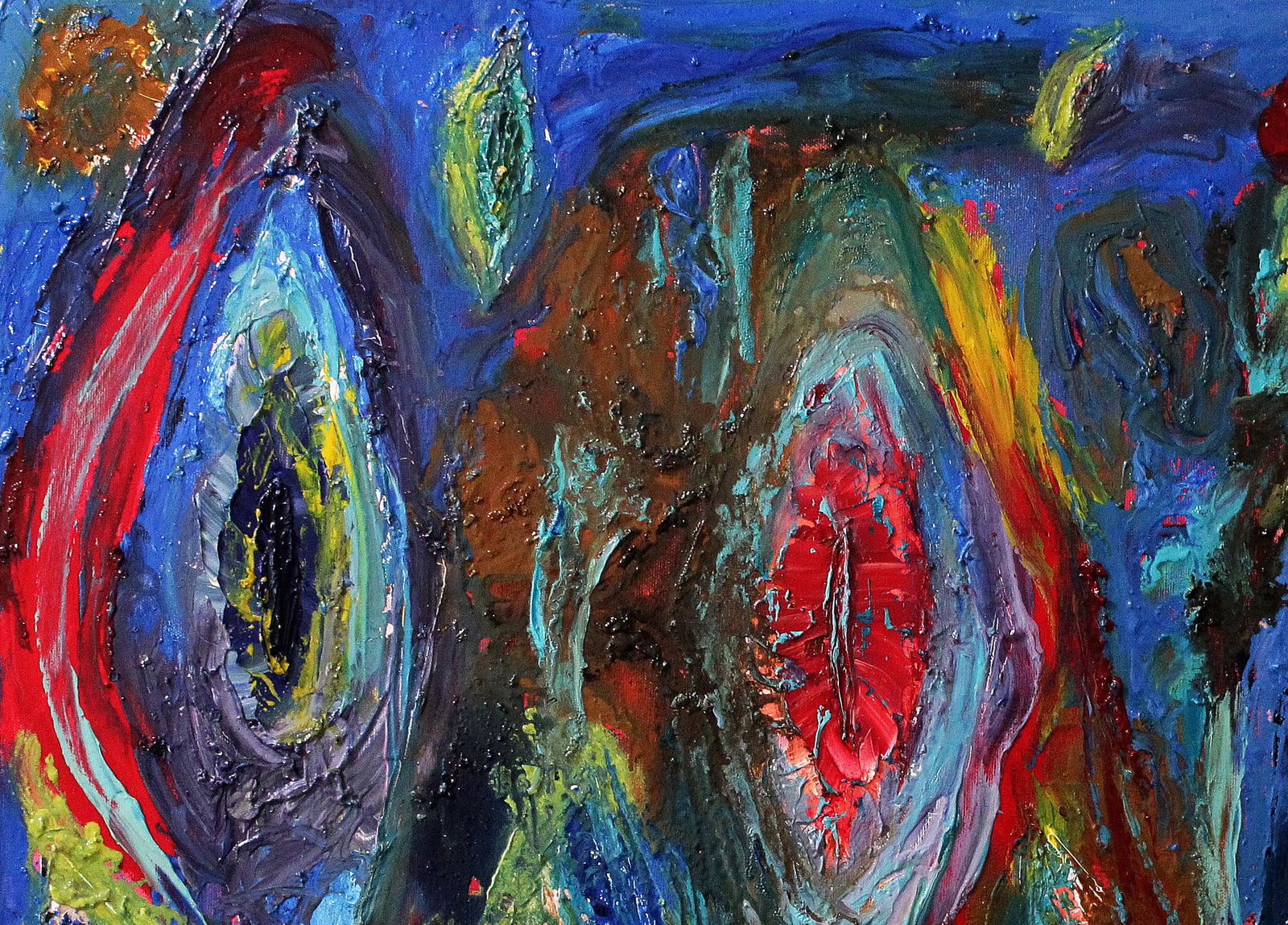 Oil painting Three girls Andriy Klishyn - 2