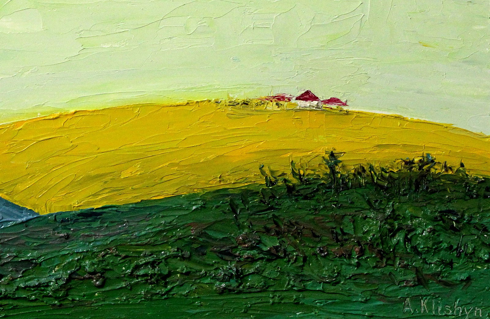 Oil painting House on top Andriy Klishyn - 5