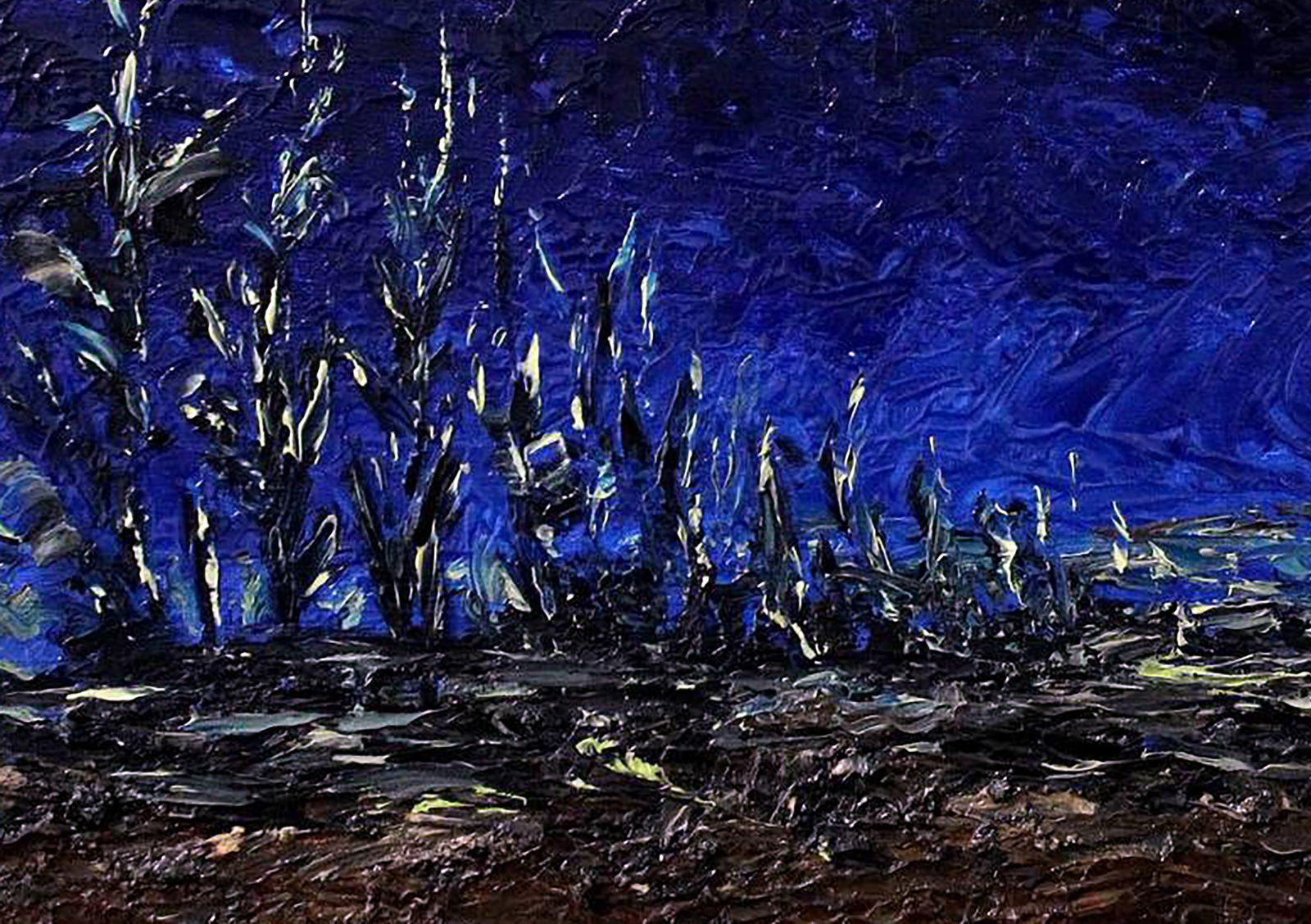 Oil painting Lunar landscape Andriy Klishyn - 4