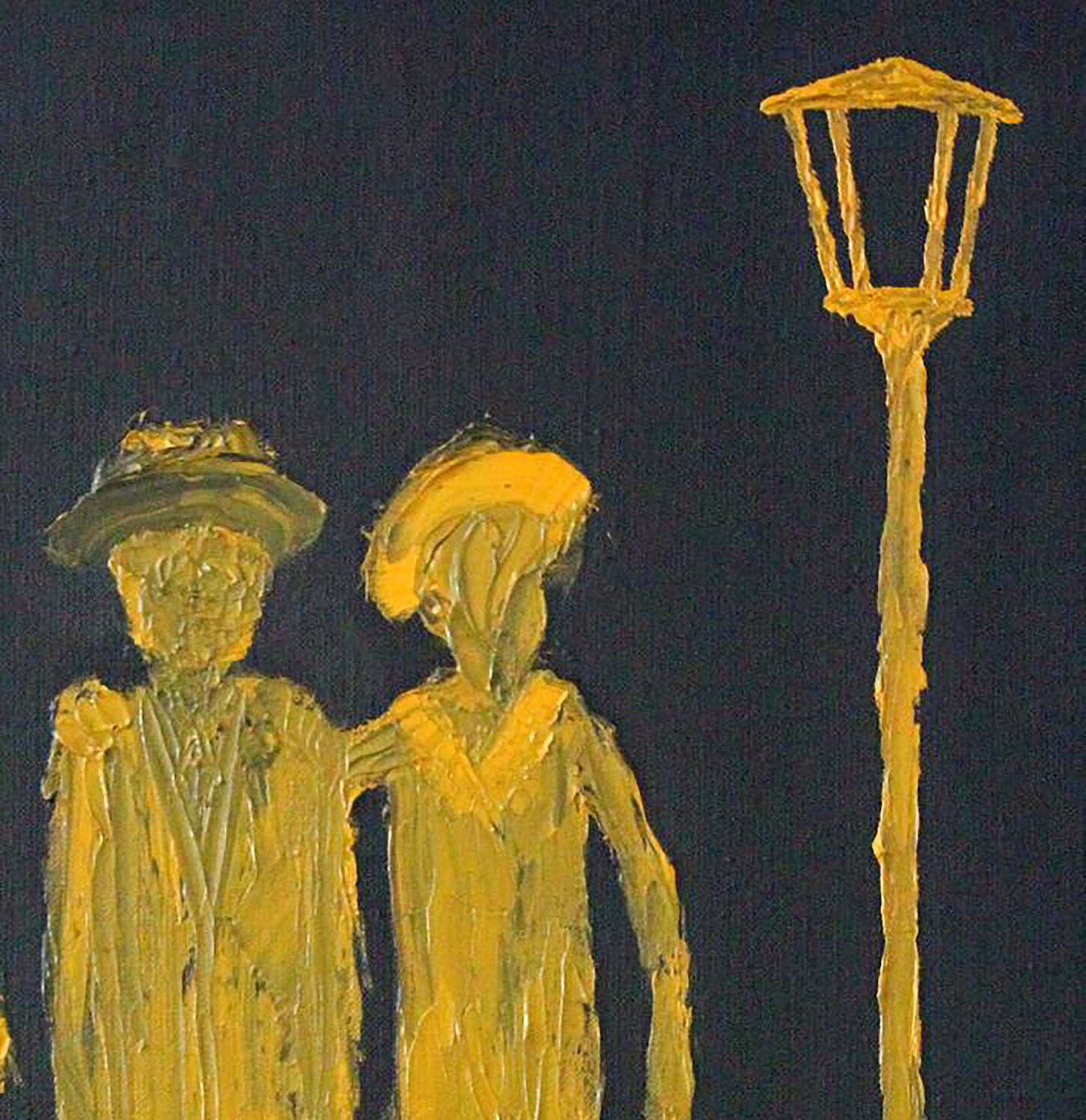 Oil painting Three in hats Andriy Klishyn - 3