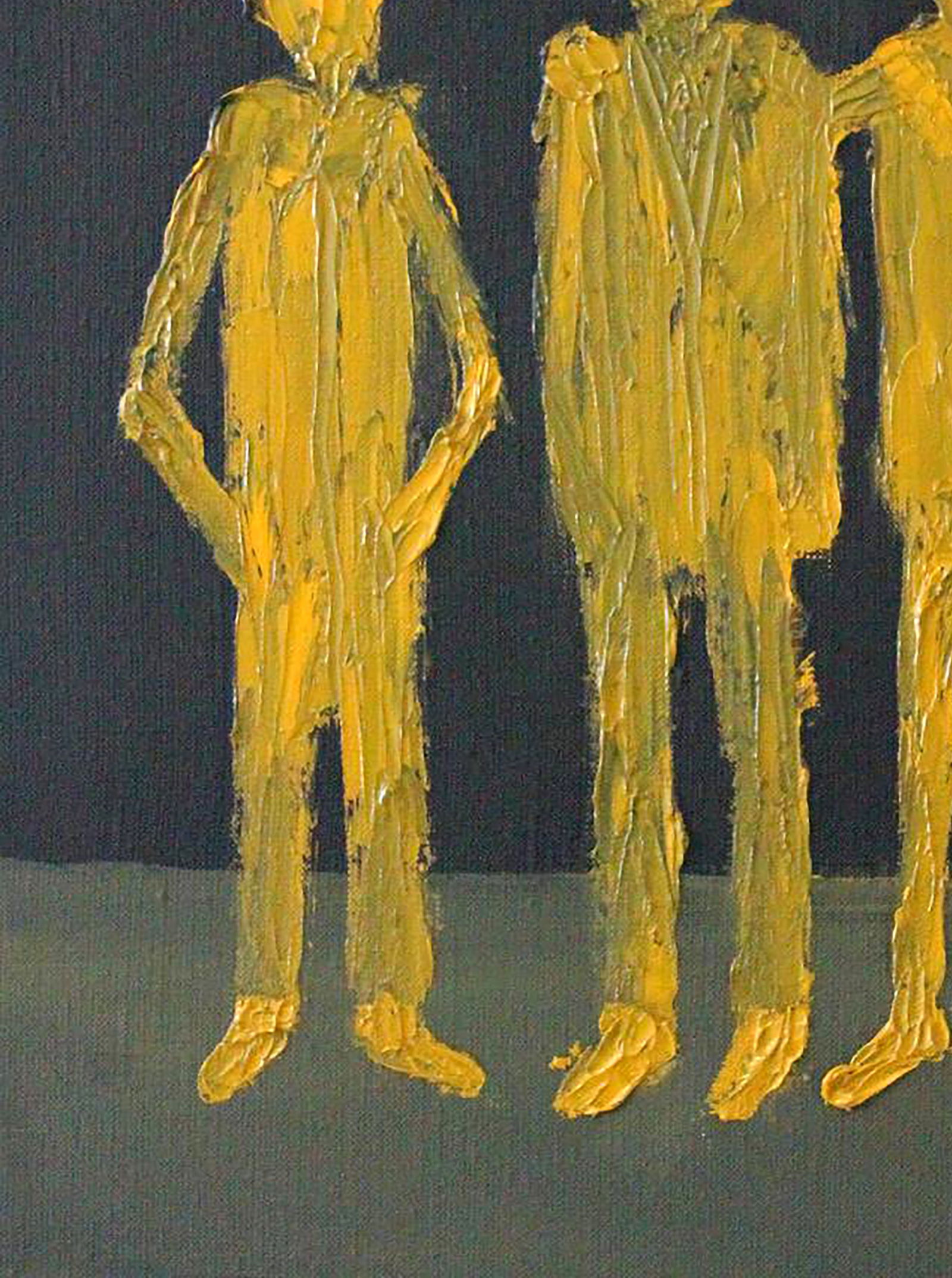 Oil painting Three in hats Andriy Klishyn - 4