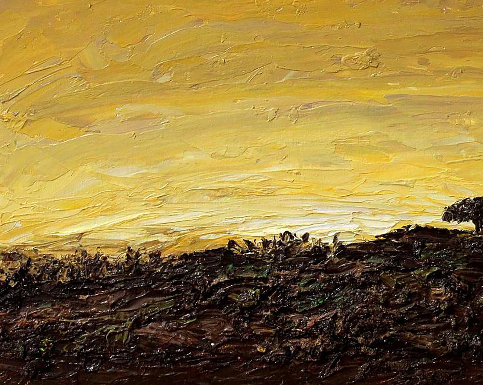 Oil painting Morning savannah Andriy Klishyn - 4