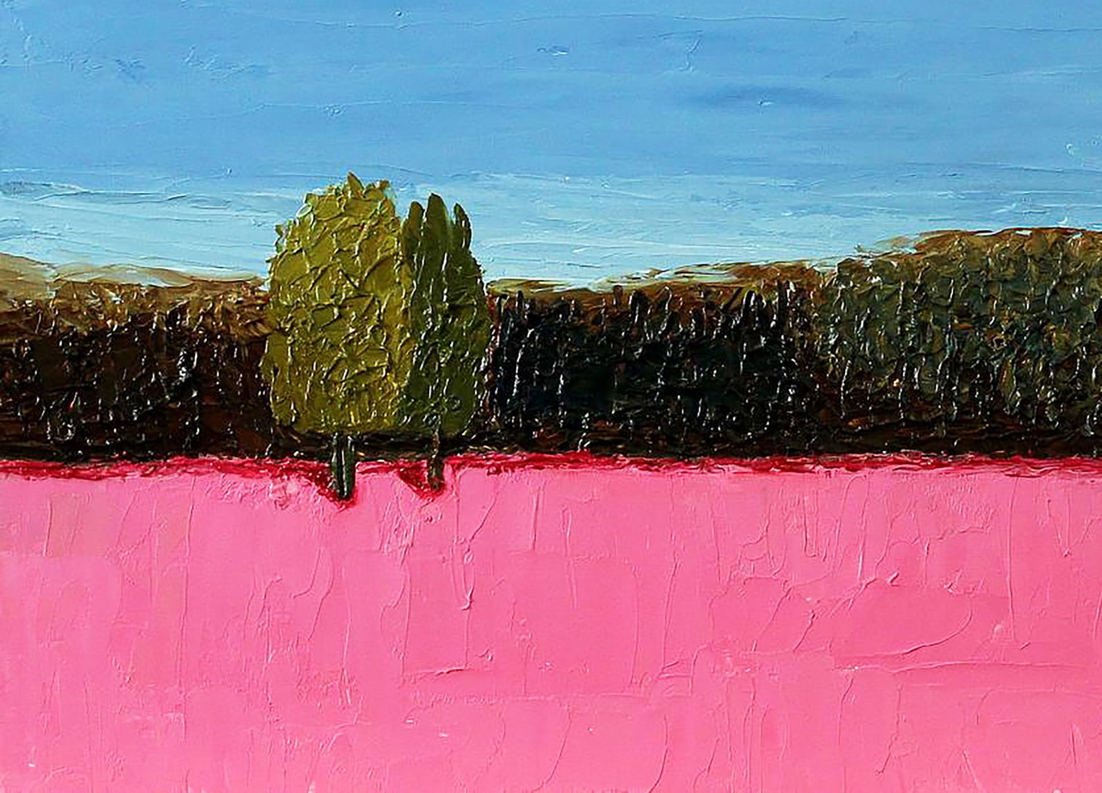 Oil painting Flower field Andriy Klishyn - 4