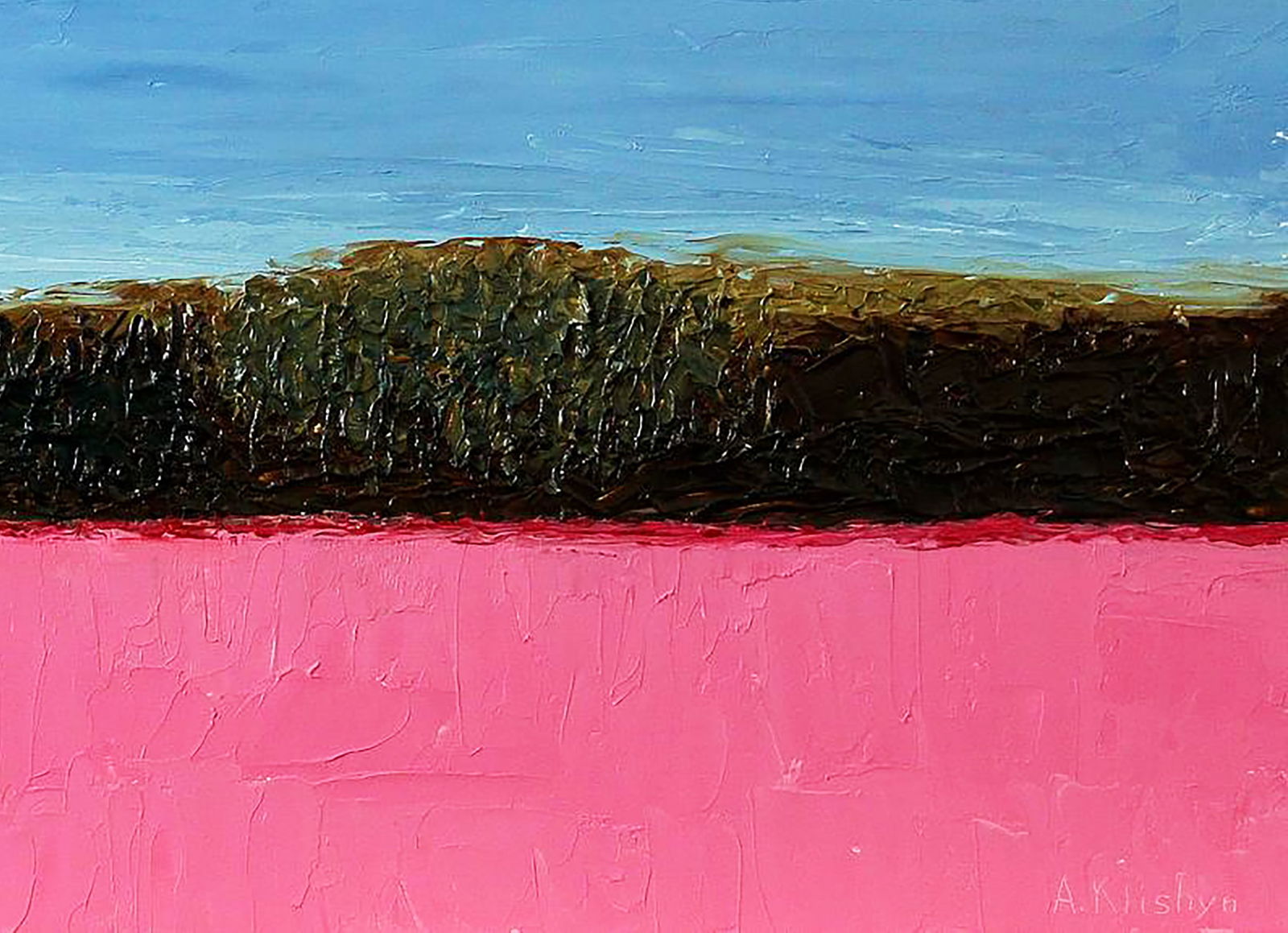 Oil painting Flower field Andriy Klishyn - 5