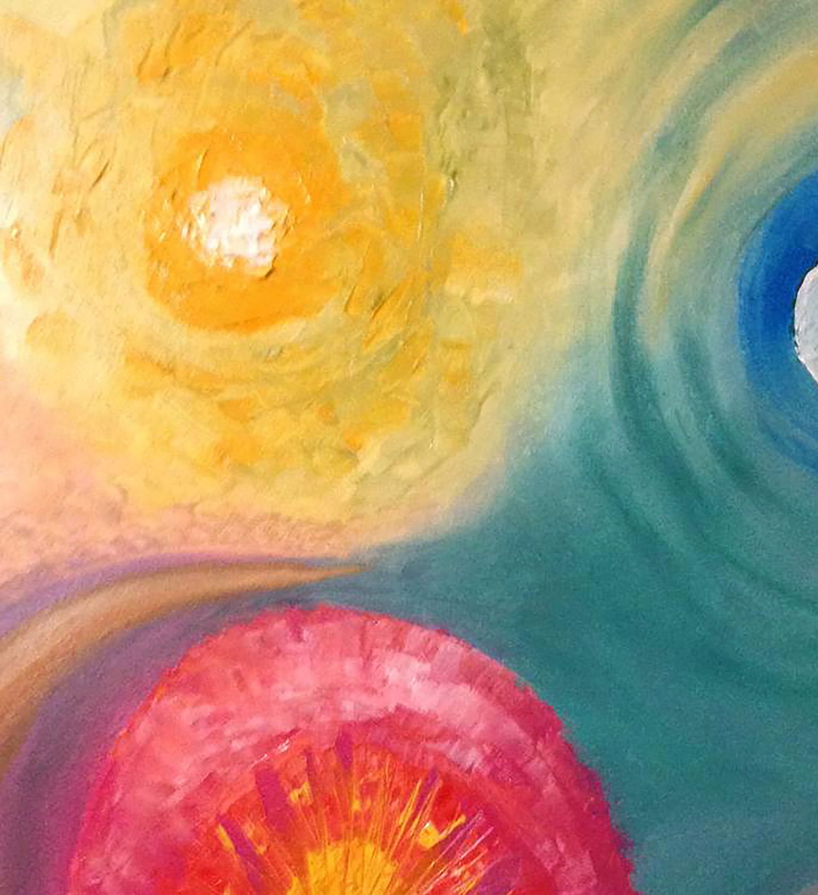 Oil painting The Shivy Bland Planetary System Andriy Klishyn - 2