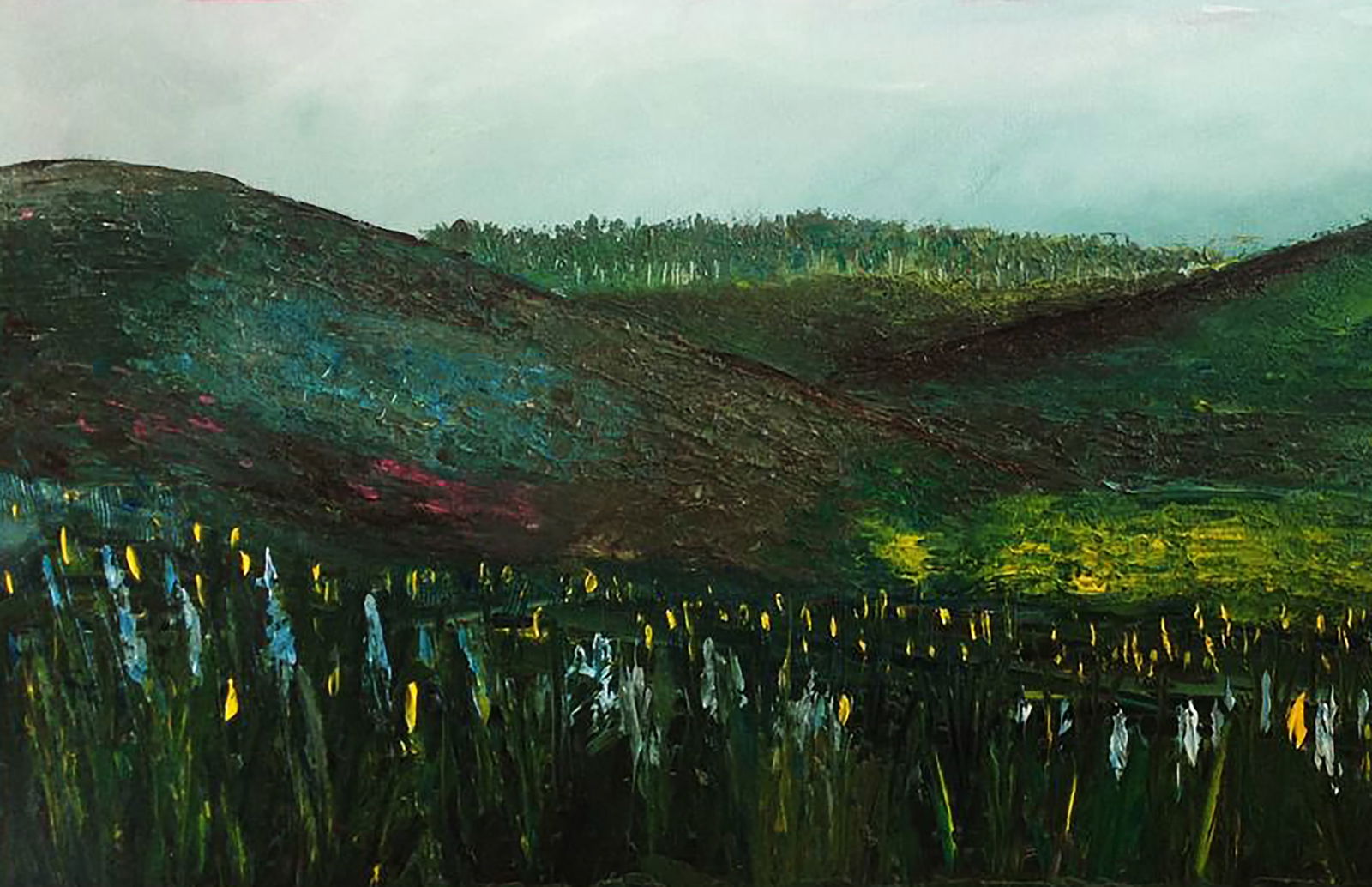 Oil painting Magic meadow Andriy Klishyn - 4