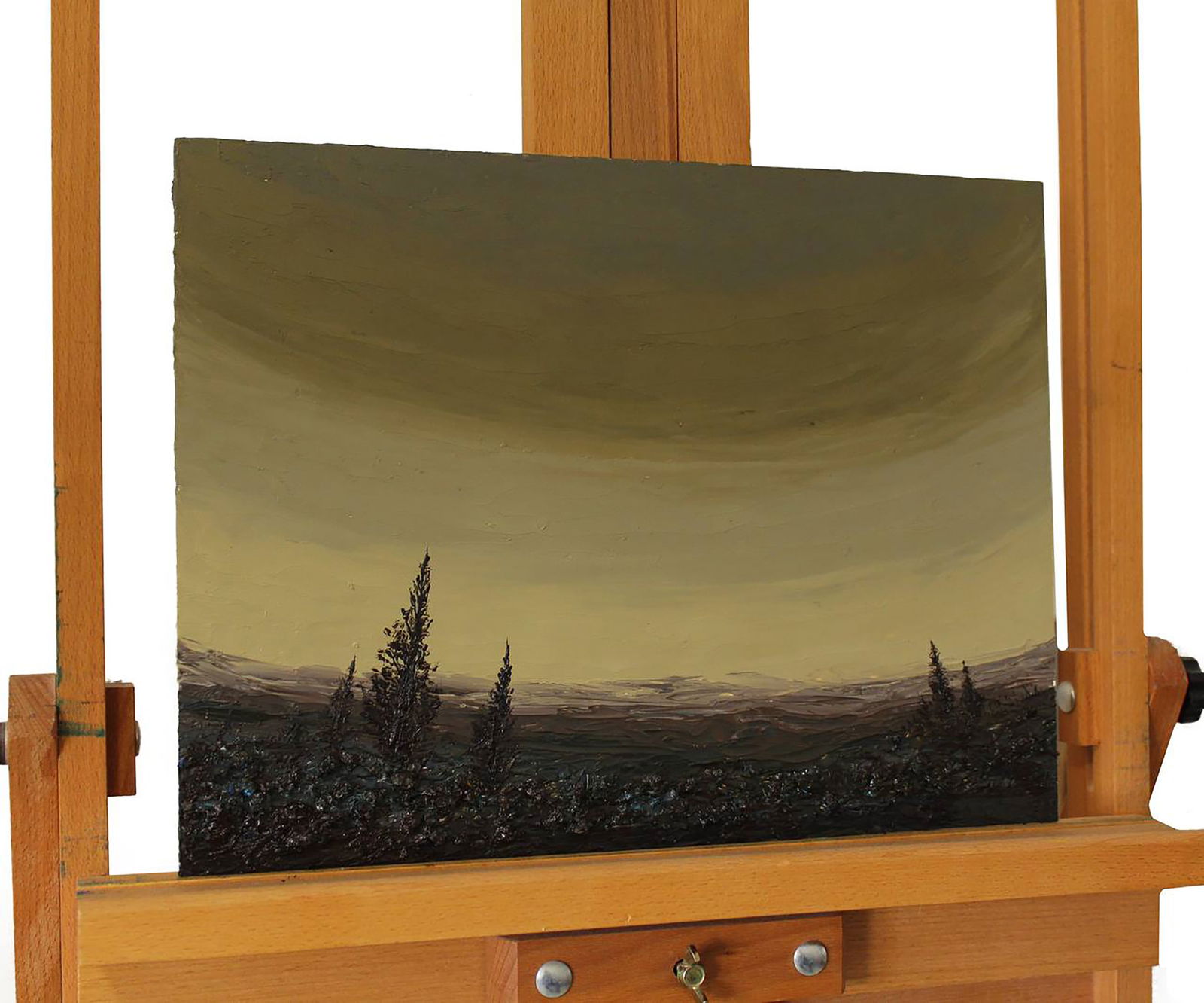 Oil painting Cloudy landscape Andriy Klishyn - 6