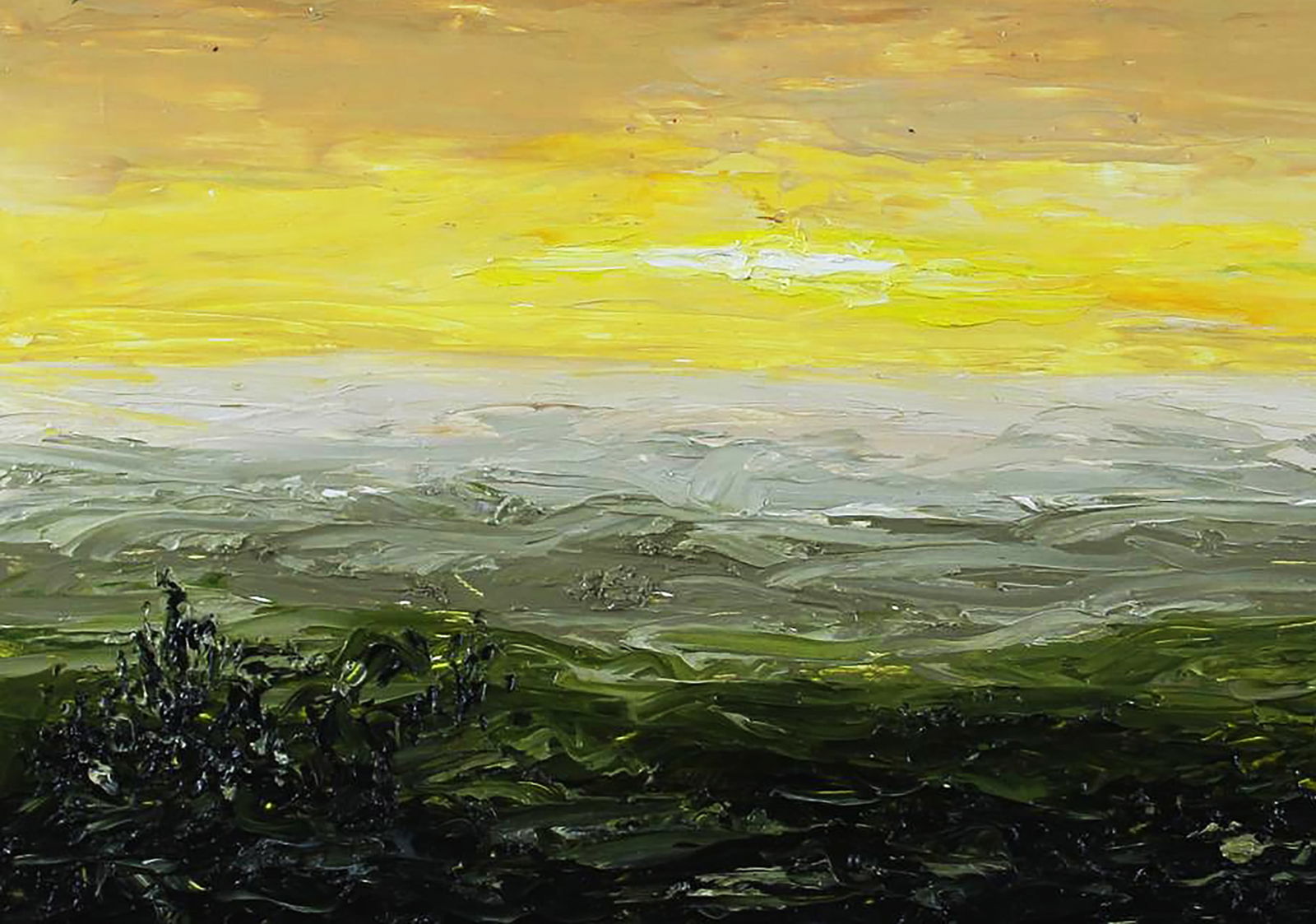 Oil painting Beige landscape Andriy Klishyn - 4