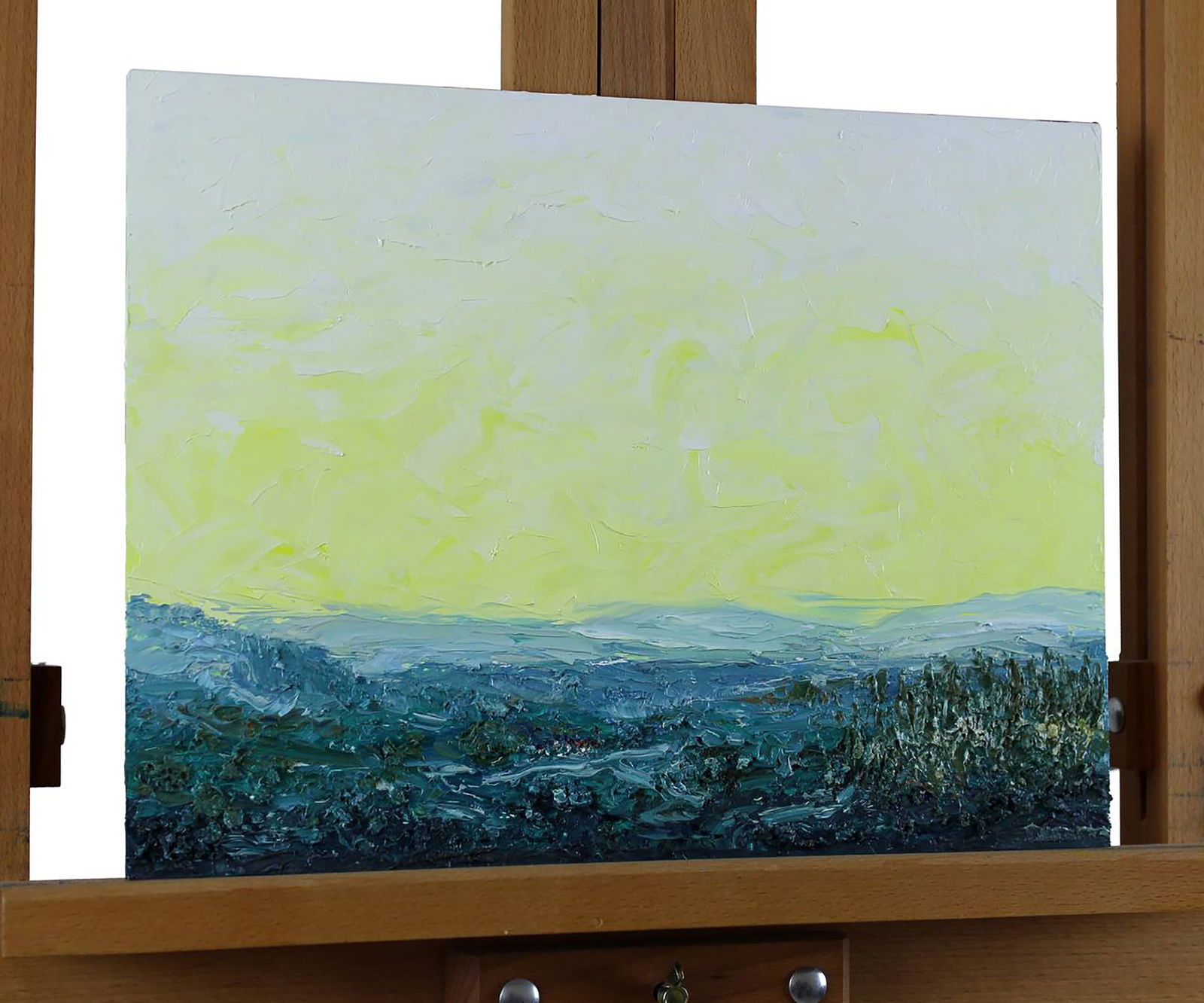 Oil painting Yellow landscape Andriy Klishyn - 6