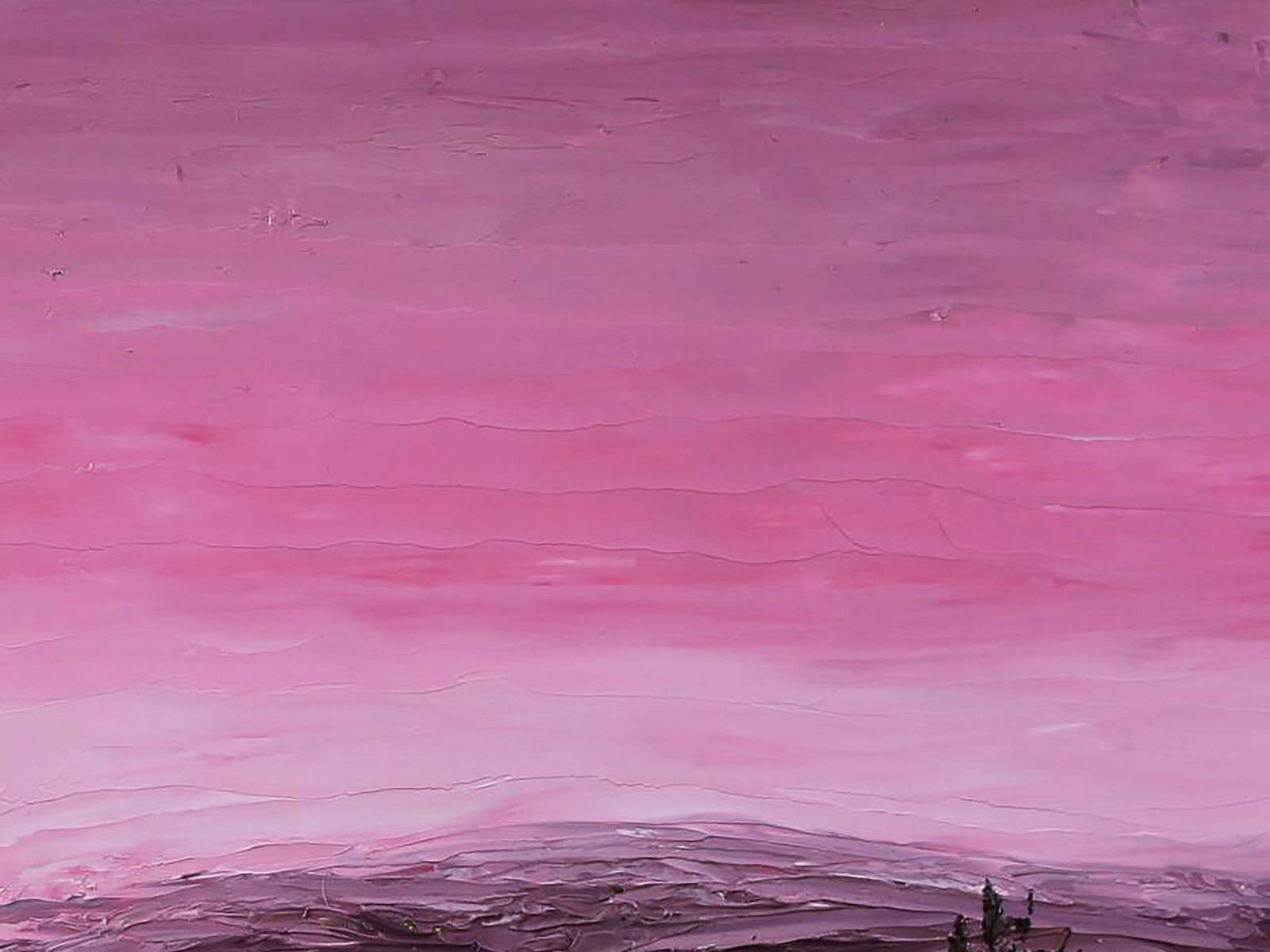 Oil painting Pink landscape Andriy Klishyn - 3