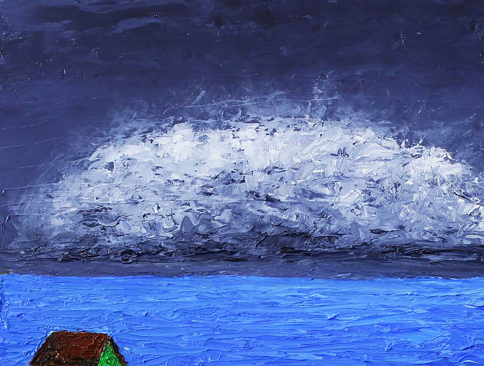 Oil painting Seaside street landscape Andriy Klishyn - 2