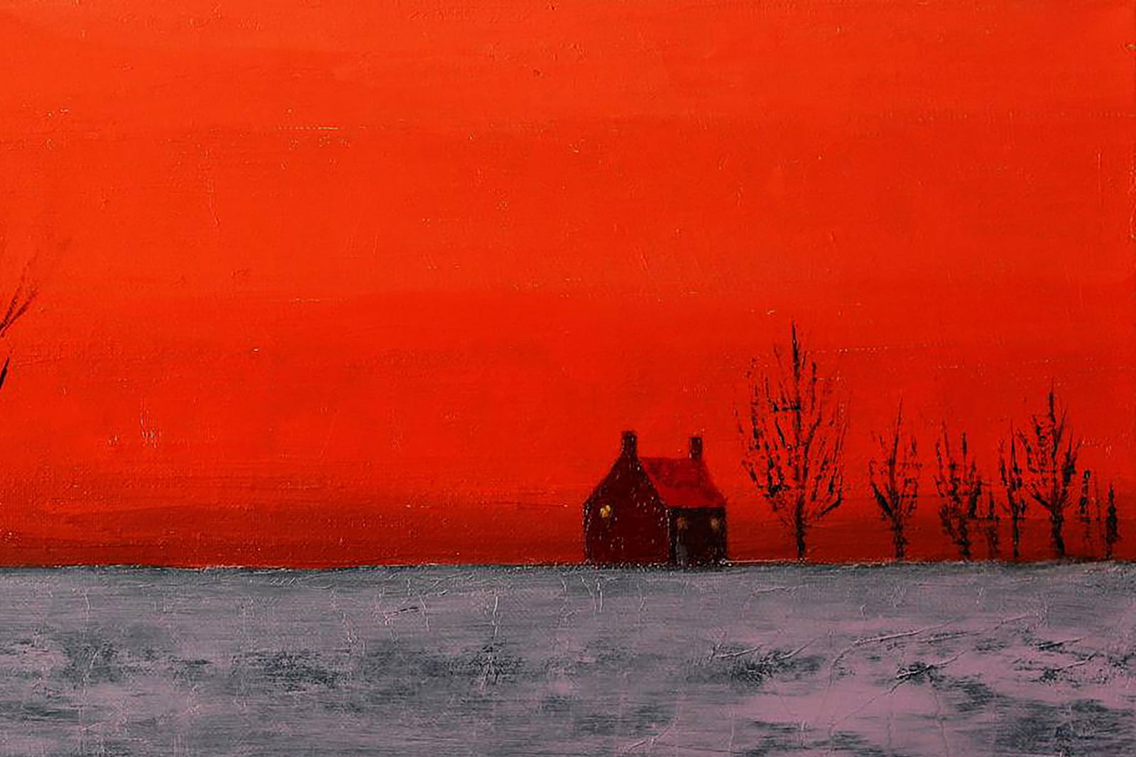 Oil painting House in the steppe Andriy Klishyn - 3