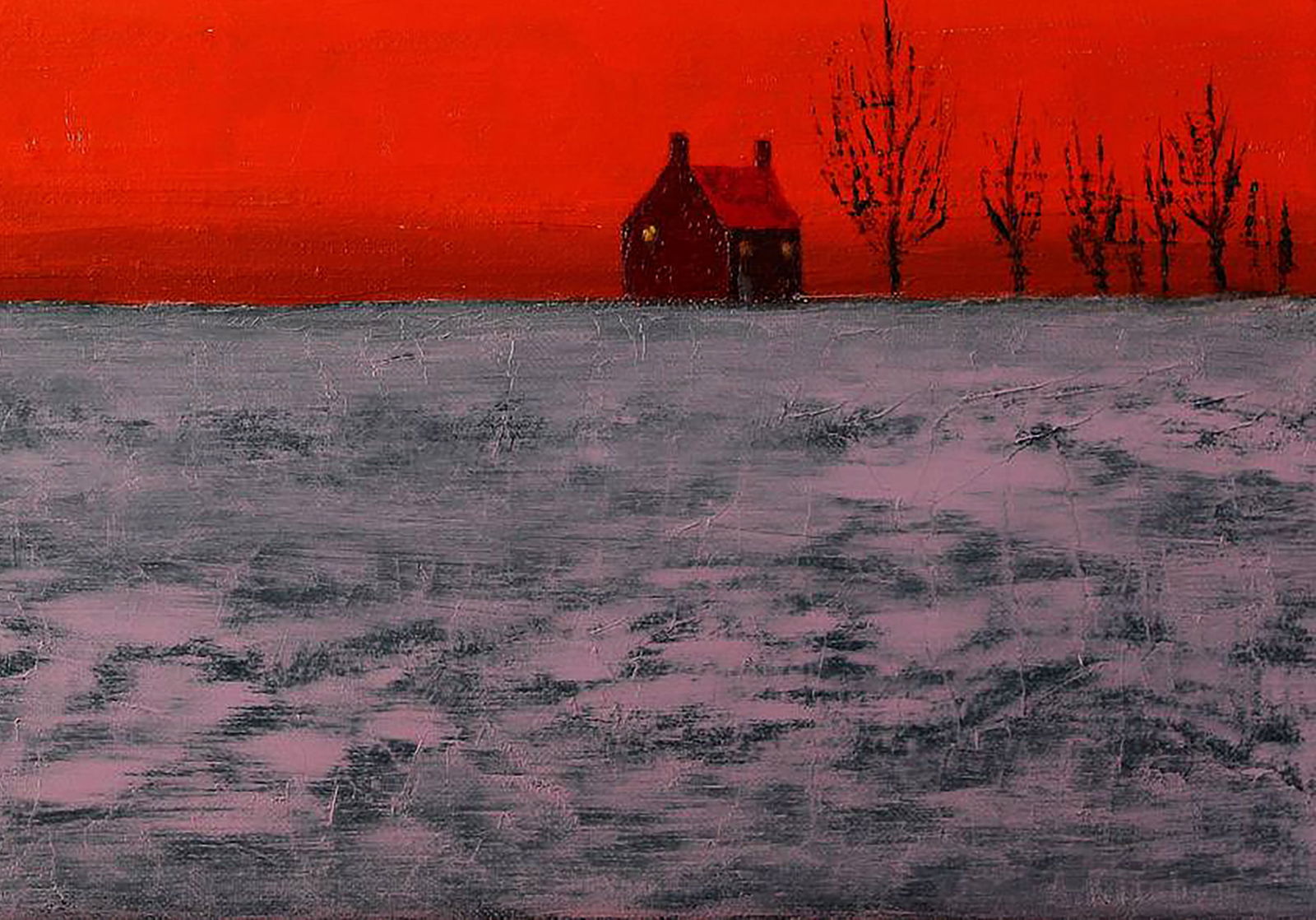 Oil painting House in the steppe Andriy Klishyn - 5