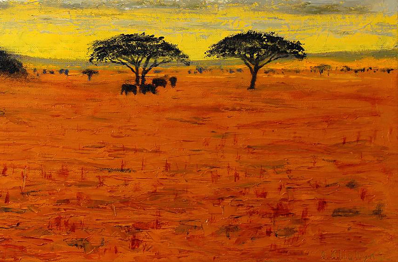 Oil painting Savannah Andriy Klishyn - 5