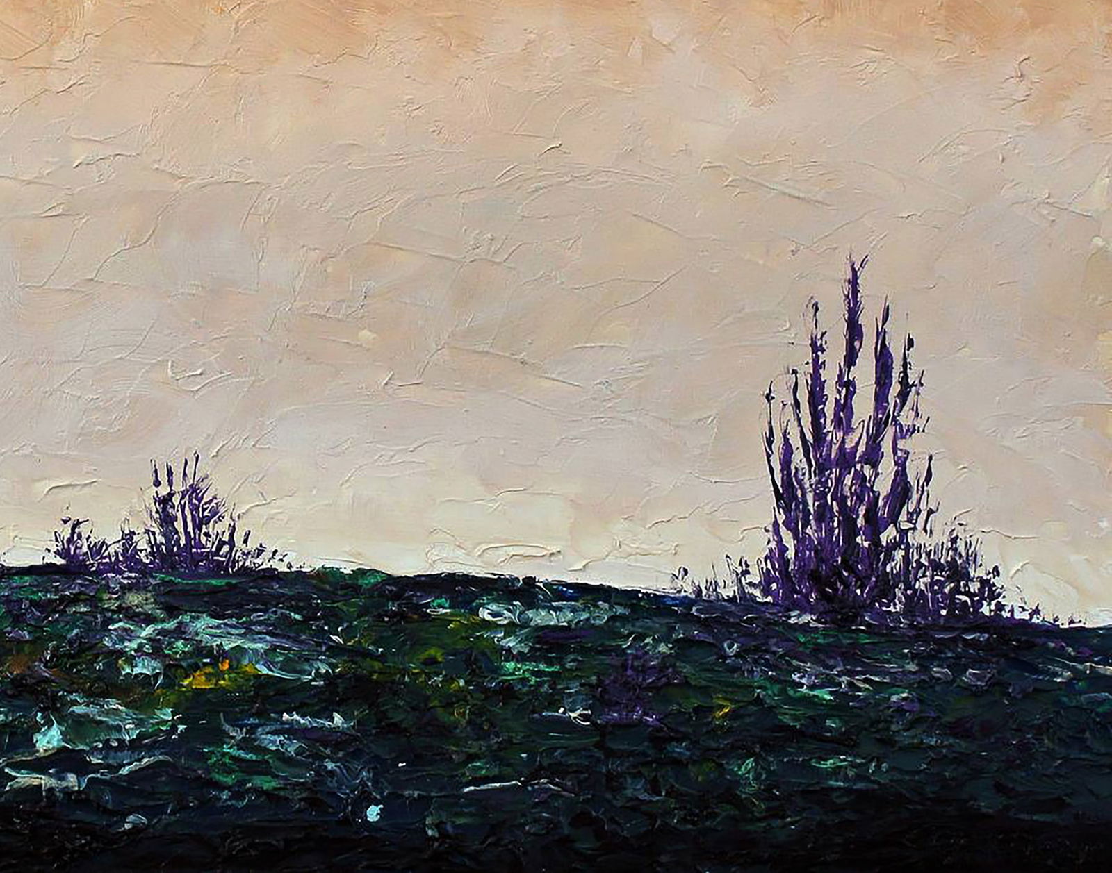 Oil painting Lavender is growing Andriy Klishyn - 5