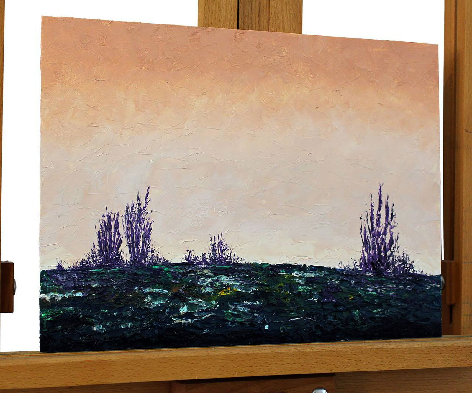 Oil painting Lavender is growing Andriy Klishyn - 6