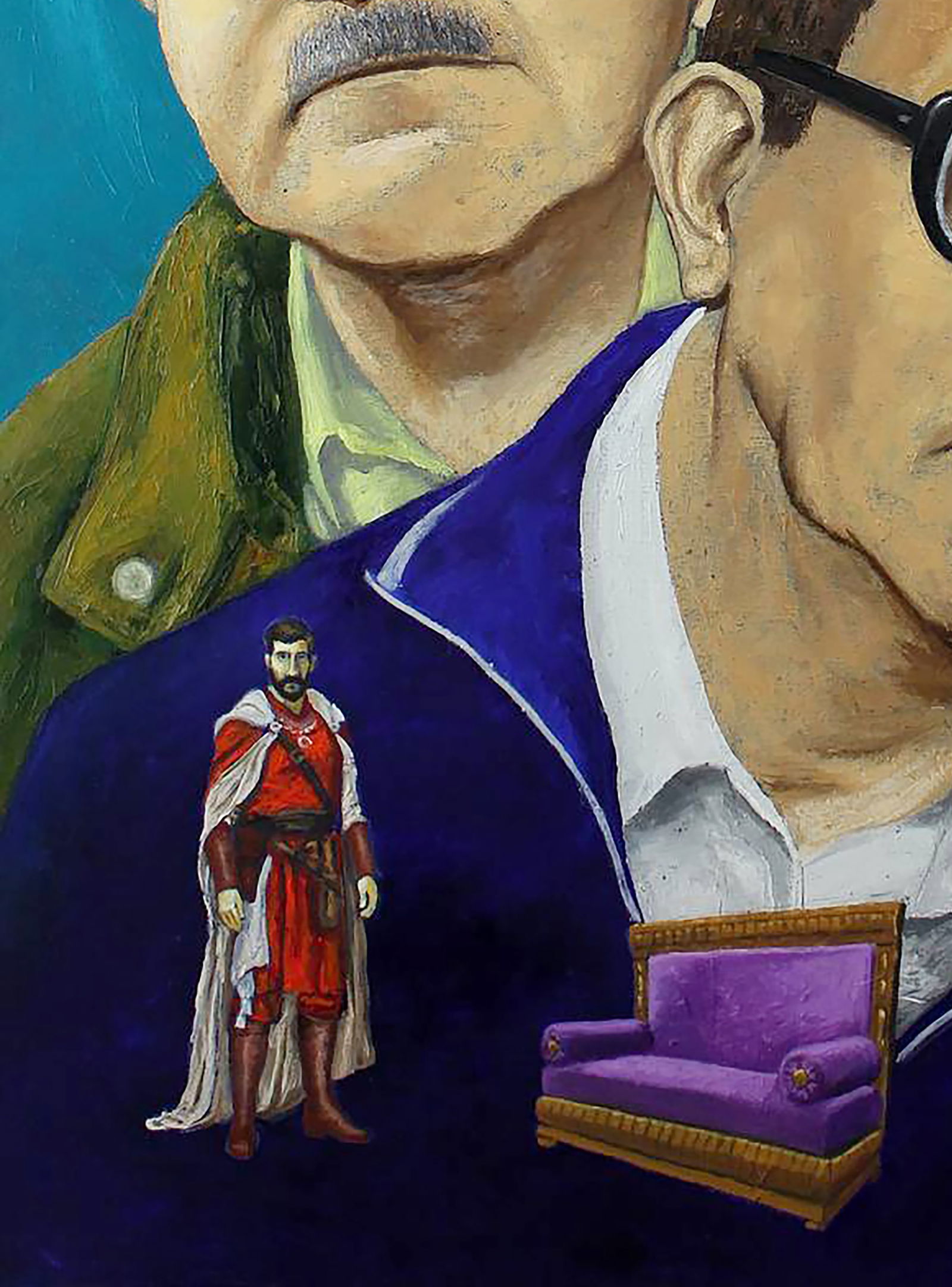 Oil painting An emotional portrait of two brothers Andriy Klishyn - 4