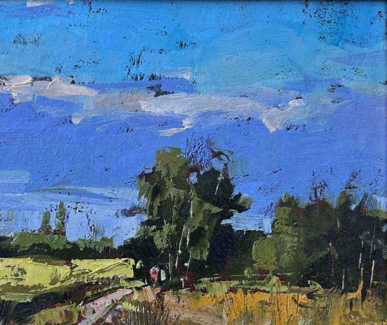 Oil painting Road in the field Igor Lysytsya - 4