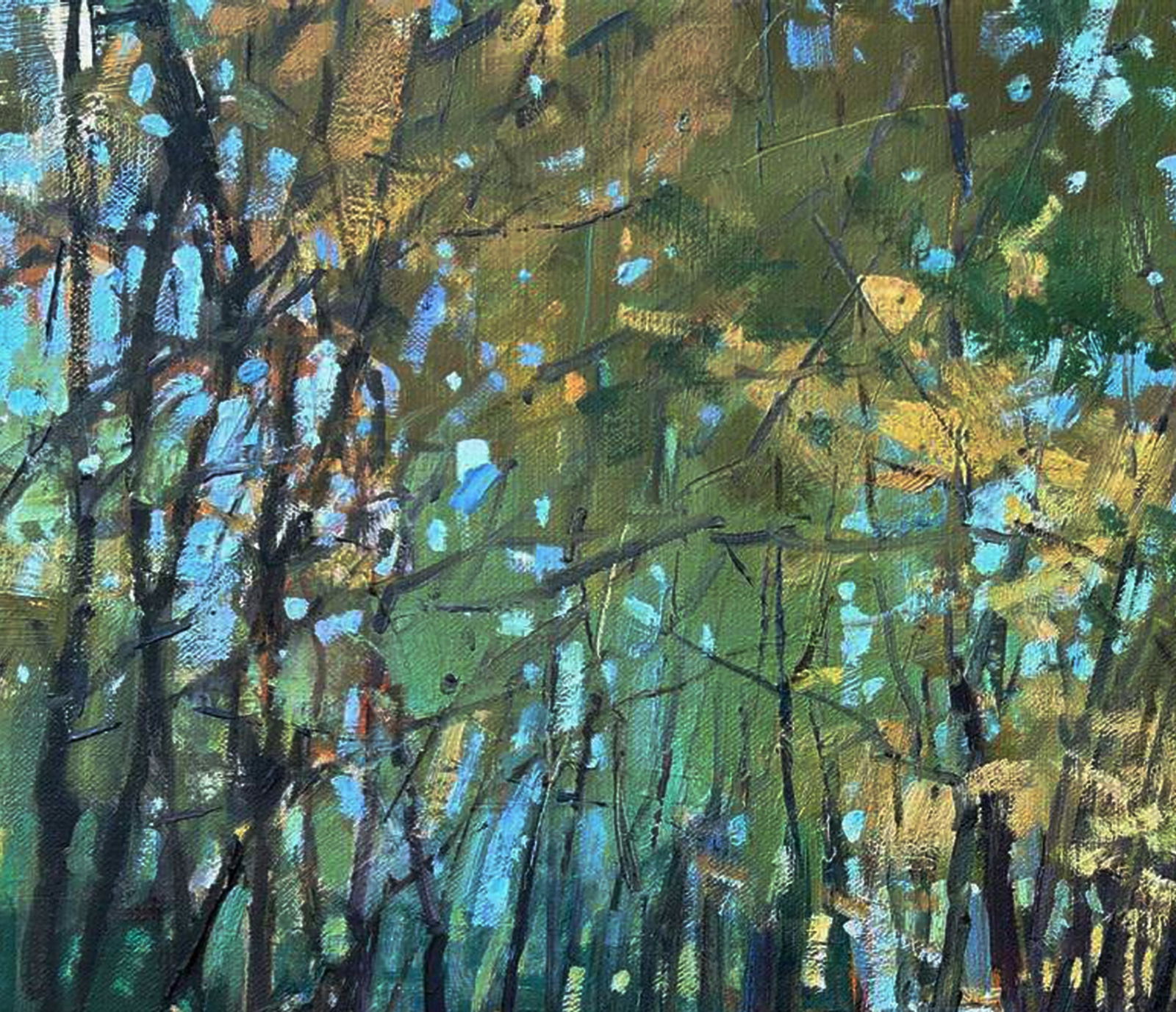 Oil painting Walk in the park Igor Lysytsya - 4