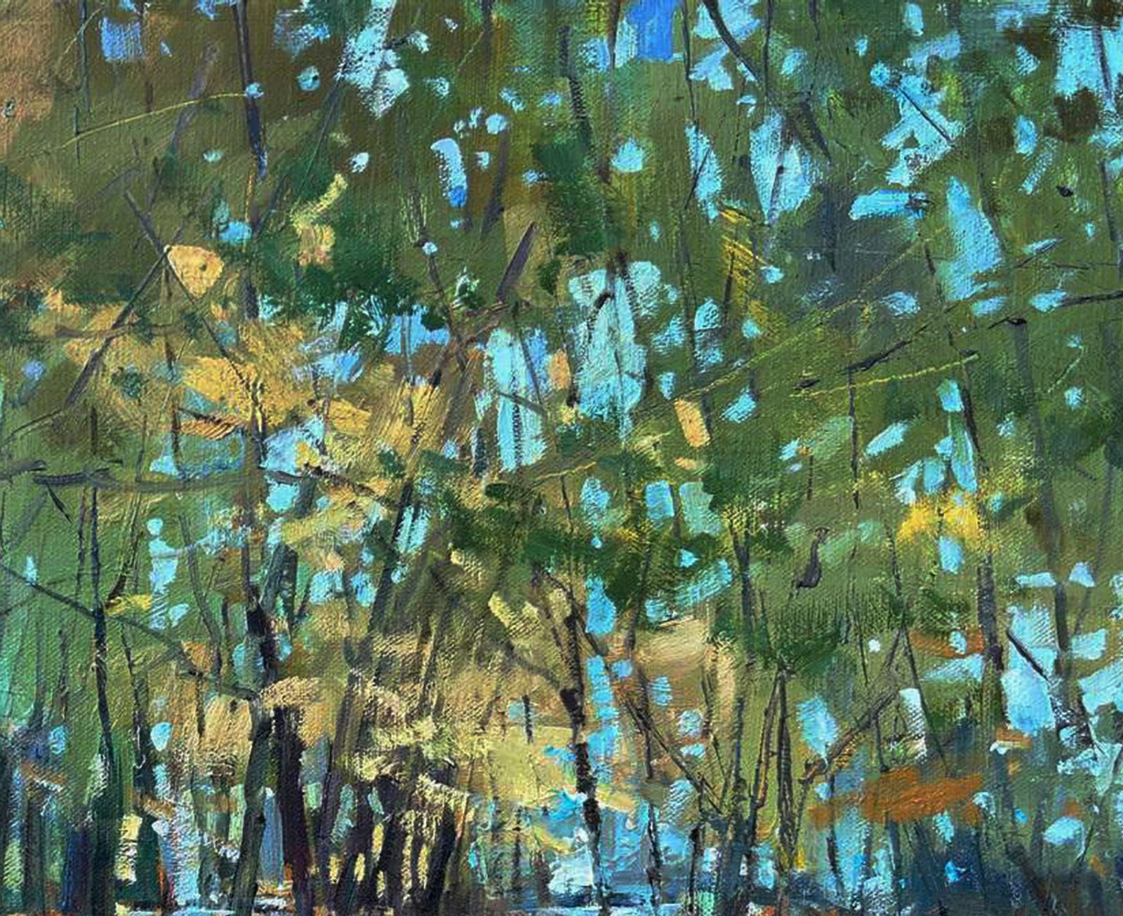 Oil painting Walk in the park Igor Lysytsya - 5