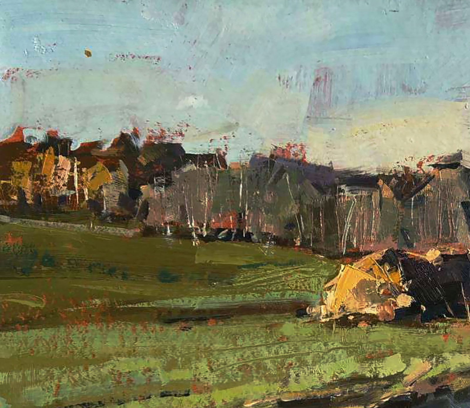 Oil painting In the autumn fields after the rain Igor Lysytsya - 5