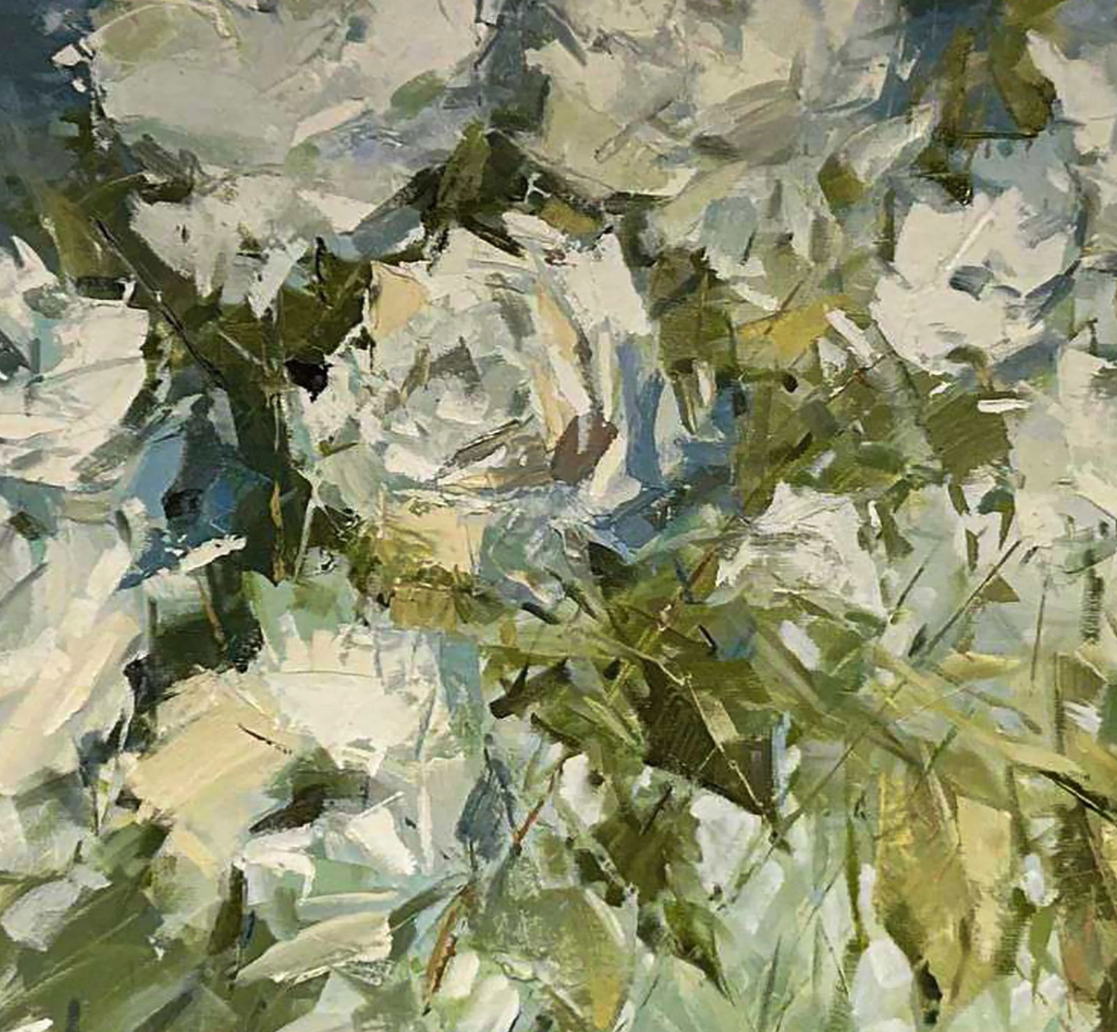 Oil painting A bouquet of white roses Igor Lysytsya - 6