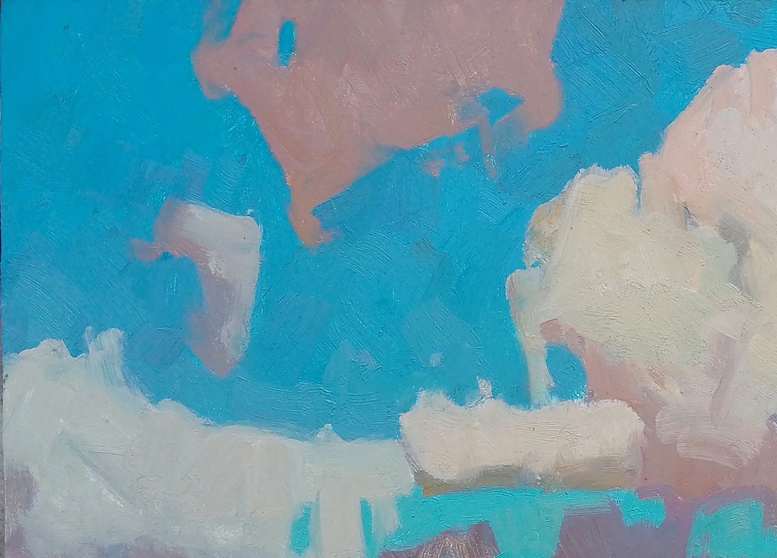 Oil painting Steppe cloudy wind Igor Tuzhikov - 4