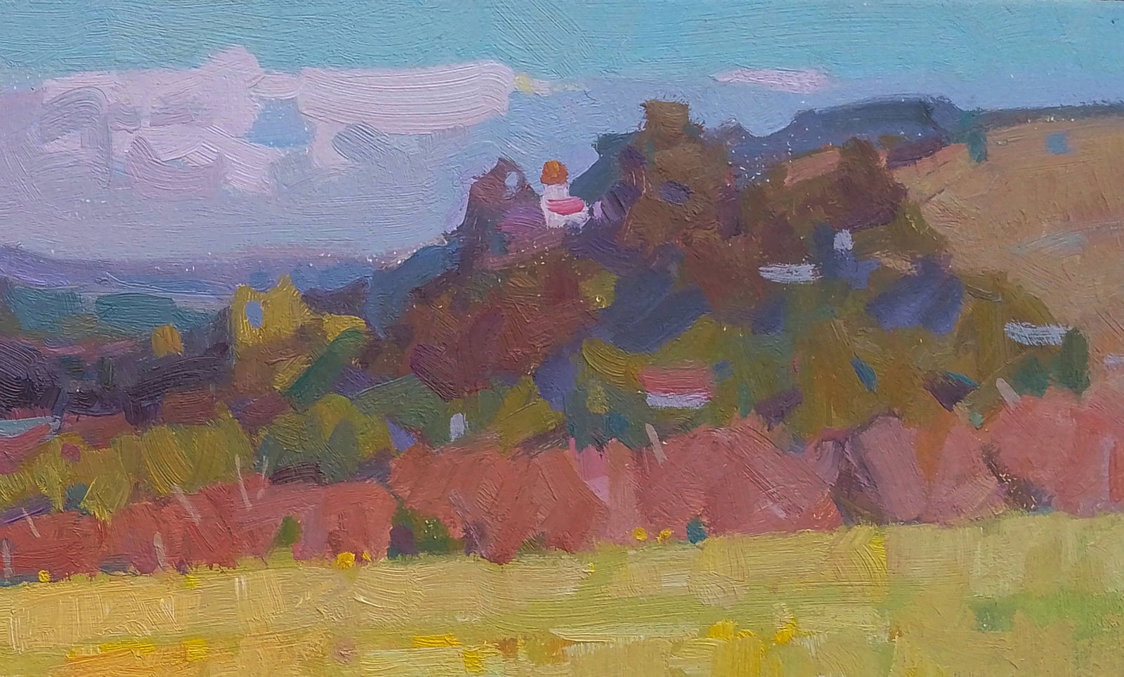 Oil painting Sun in the field Igor Tuzhikov - 5