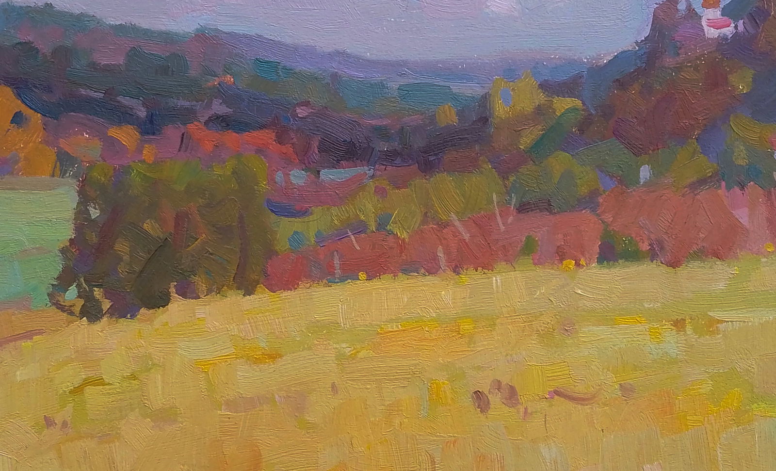 Oil painting Sun in the field Igor Tuzhikov - 6