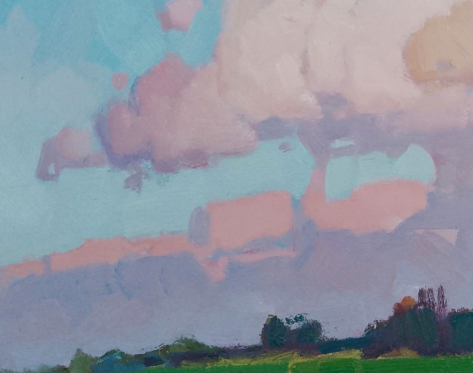 Oil painting Cloudy fresh air Igor Tuzhikov - 3