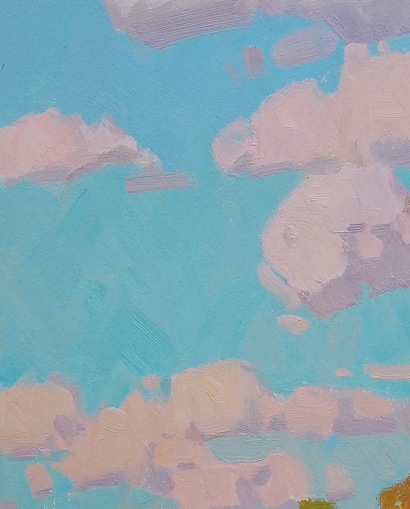 Oil painting Autumn village in the distance Igor Tuzhikov - 6