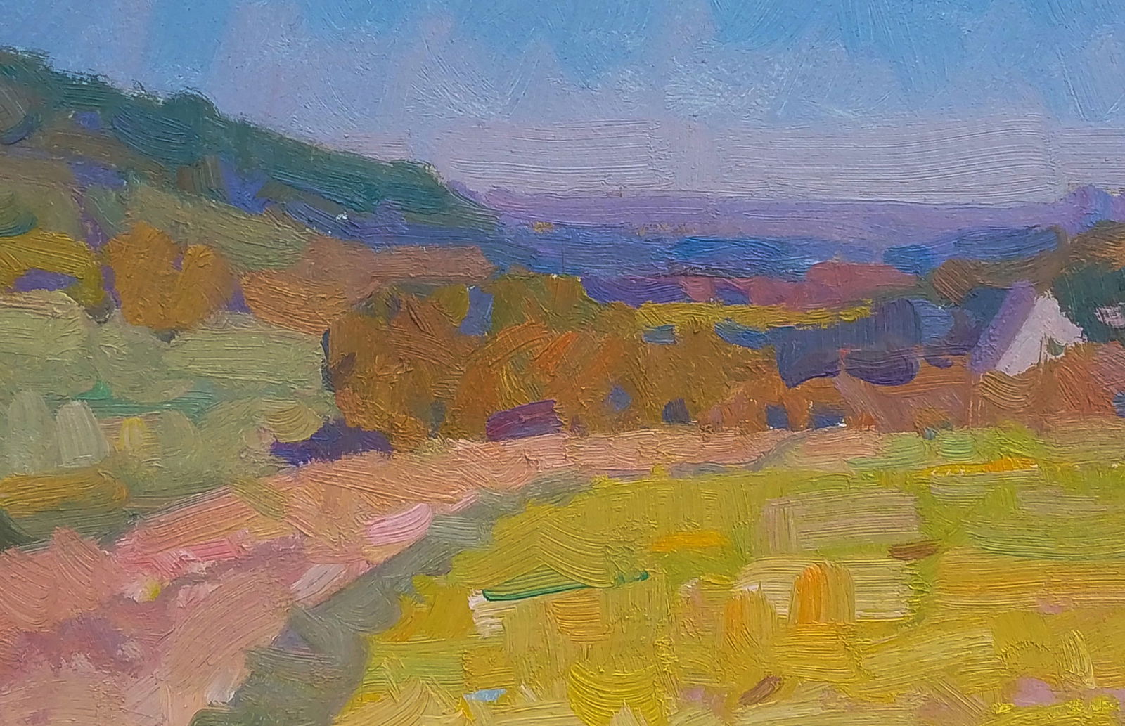 Oil painting October autumn light Igor Tuzhikov - 6