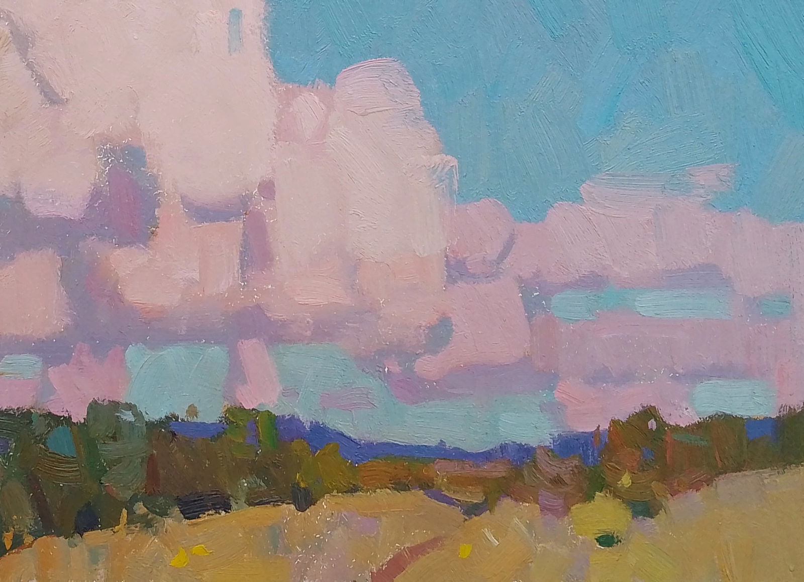 Oil painting Evening clouds Igor Tuzhikov - 2