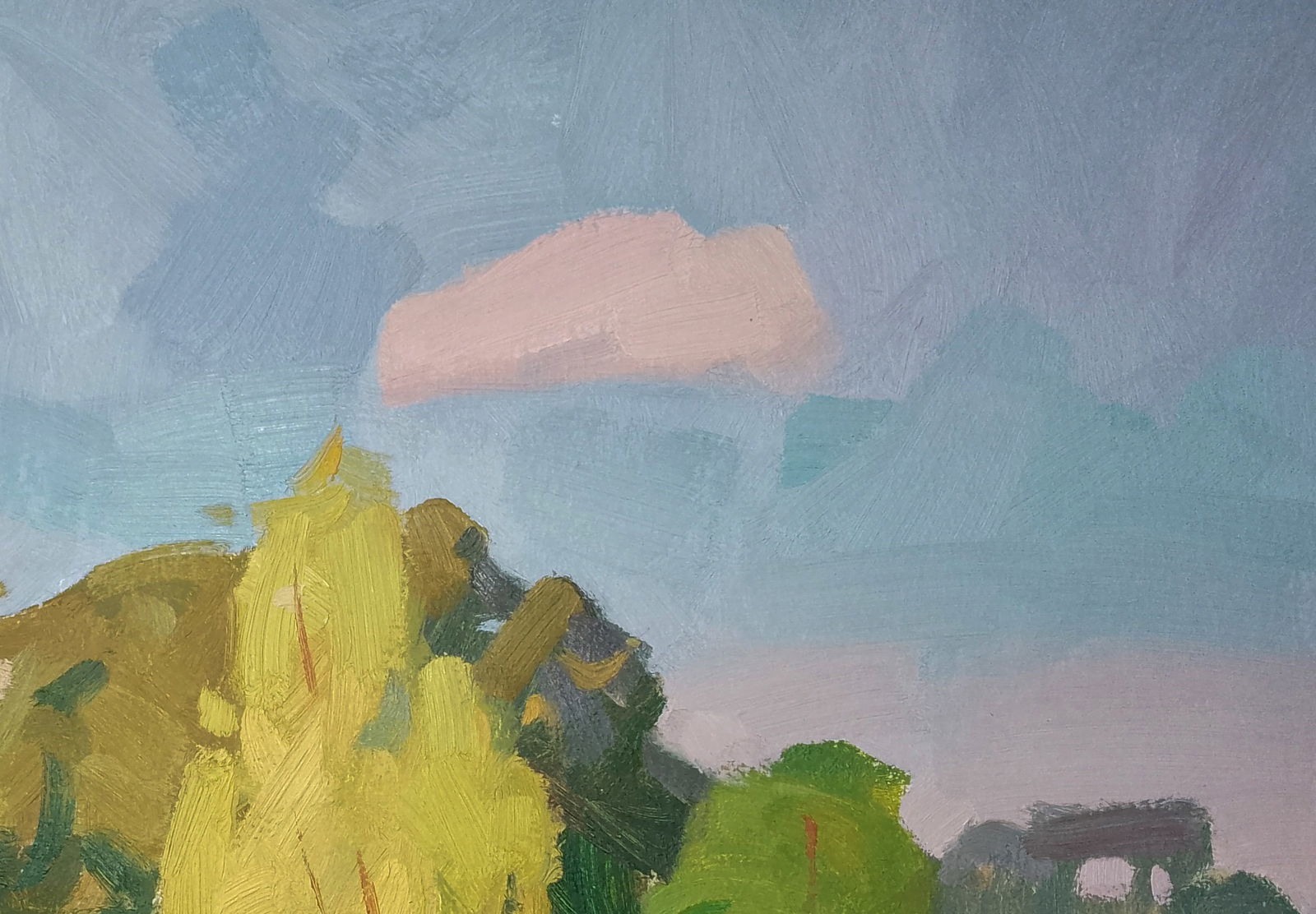 Oil painting Forest on summer meadows Igor Tuzhikov - 5