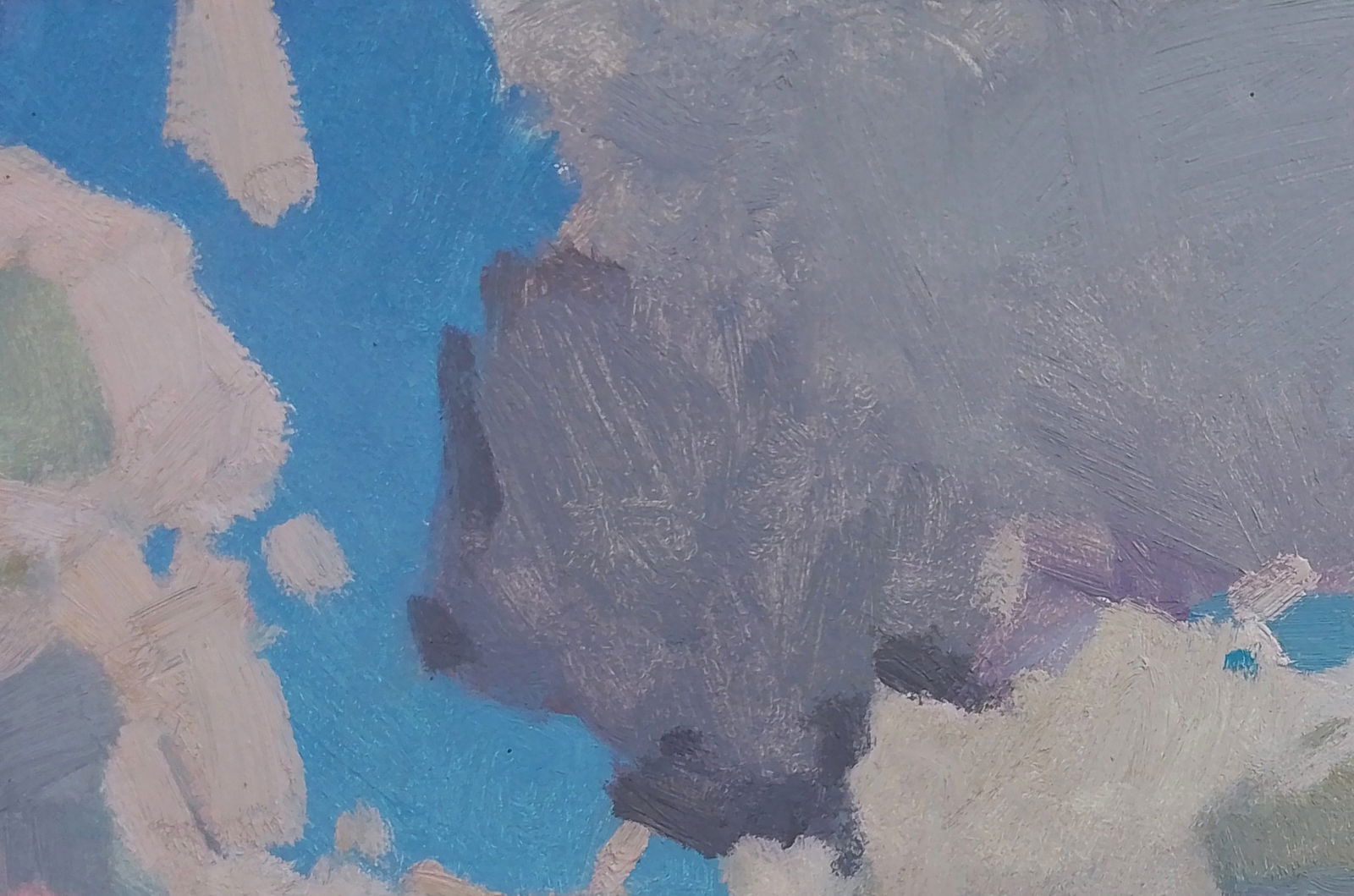 Oil painting Summer clouds Igor Tuzhikov - 4