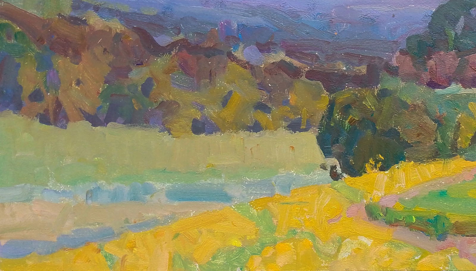 Oil painting Bright evening sun Igor Tuzhikov - 3