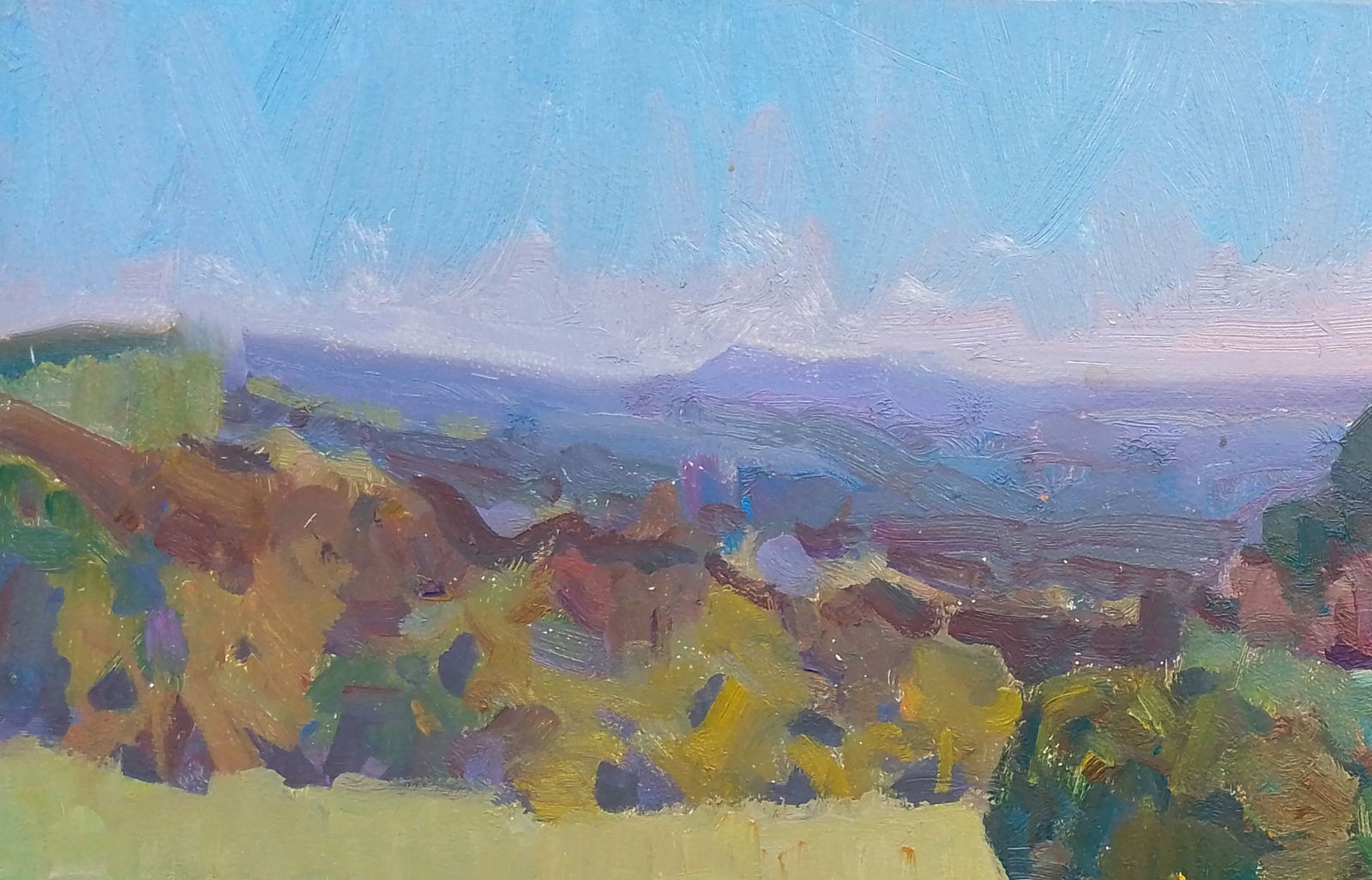 Oil painting Bright evening sun Igor Tuzhikov - 4